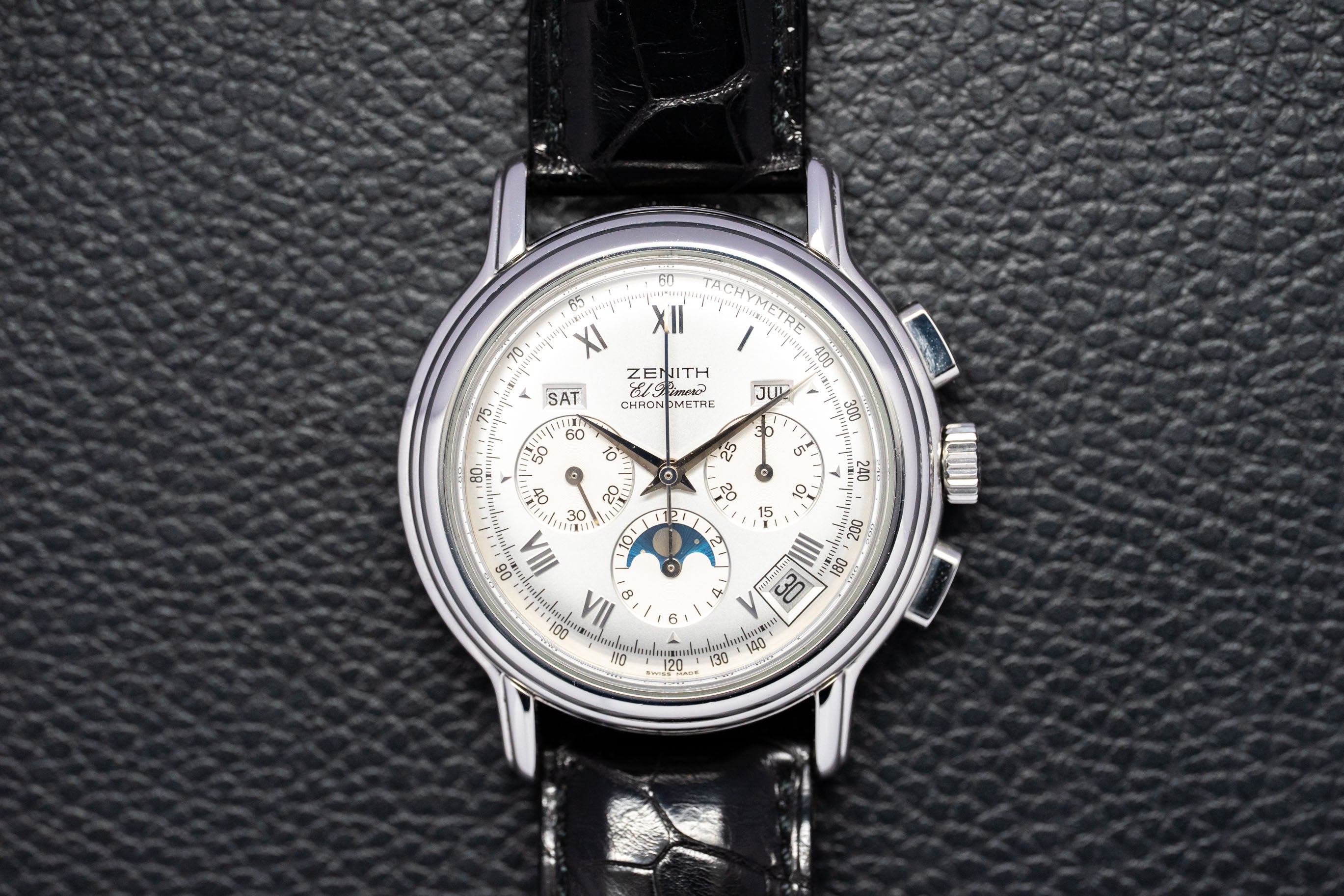 Zenith El Primero Chronomaster 01.0240.410 Quadrante argento 1997 PAPERS