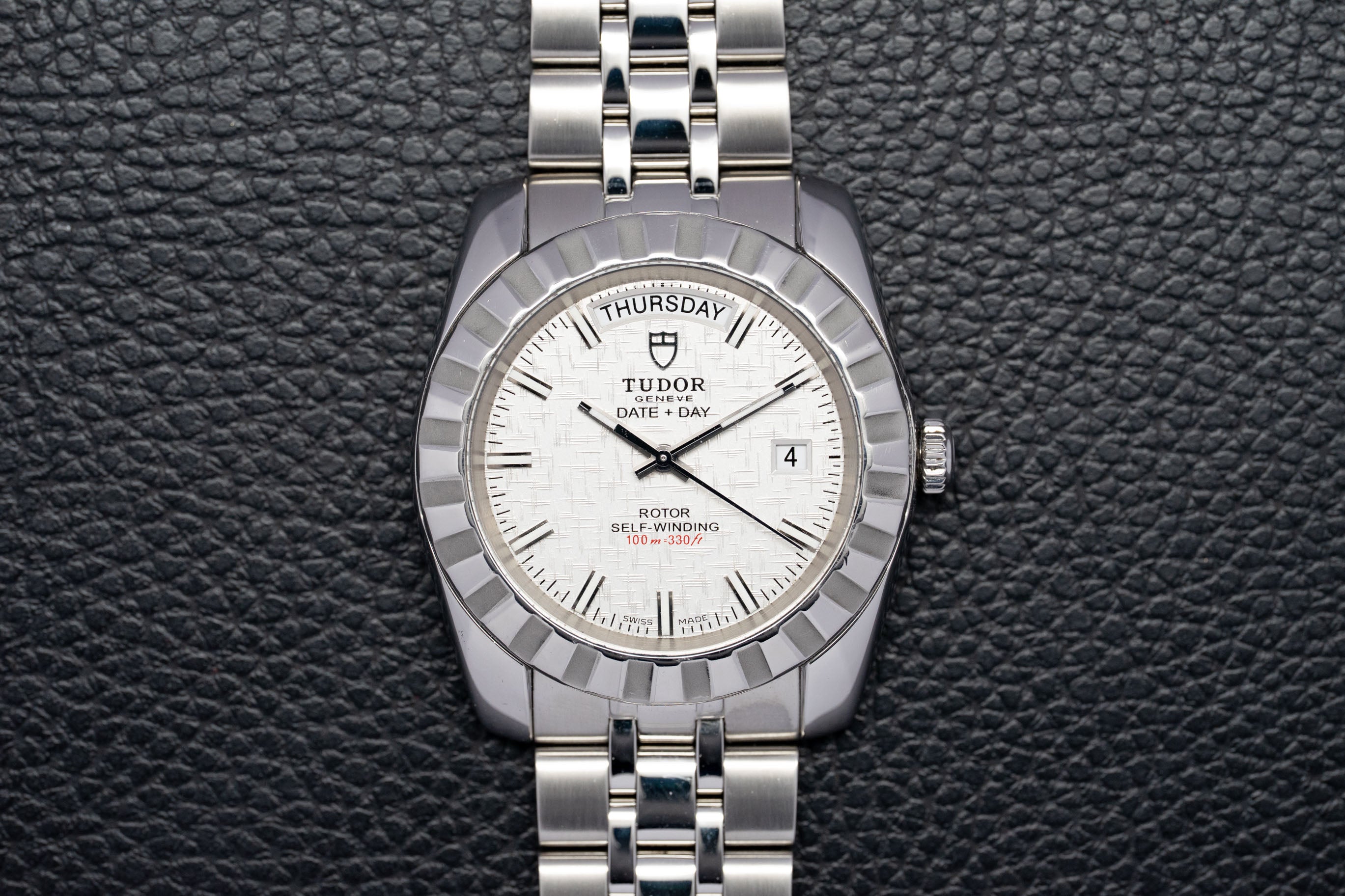 Tudor Classic Day Date 23010 Silver Dial 2009 PAPERS