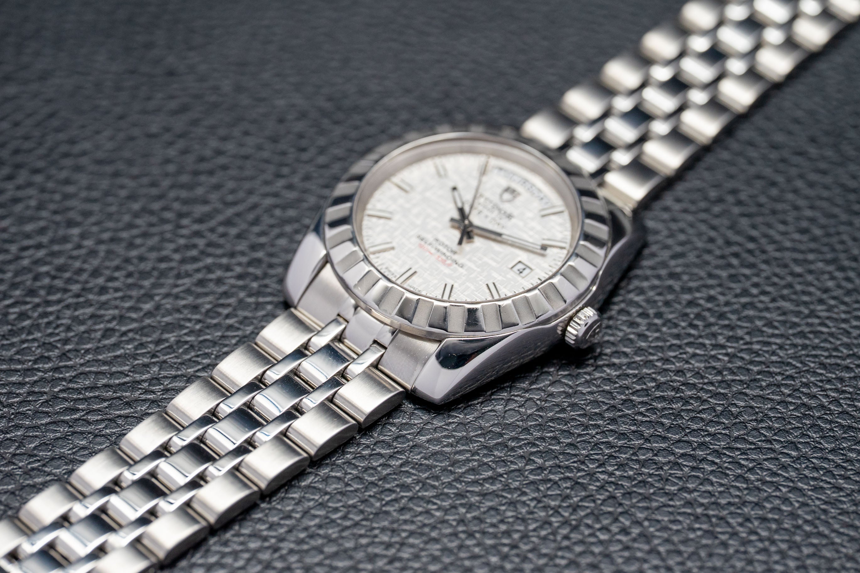 Tudor Classic Day Date 23010 Silver Dial 2009 PAPERS