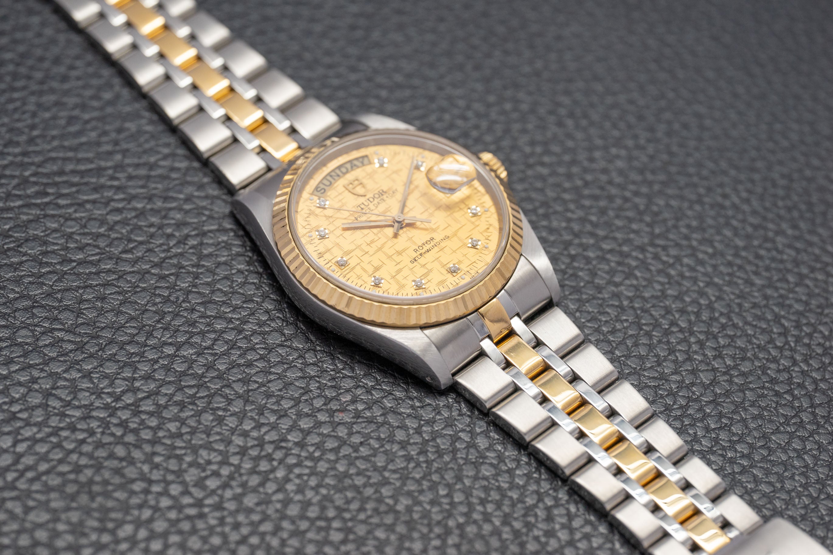 Tudor Prince Day Date 76213 Gold Dial 2004