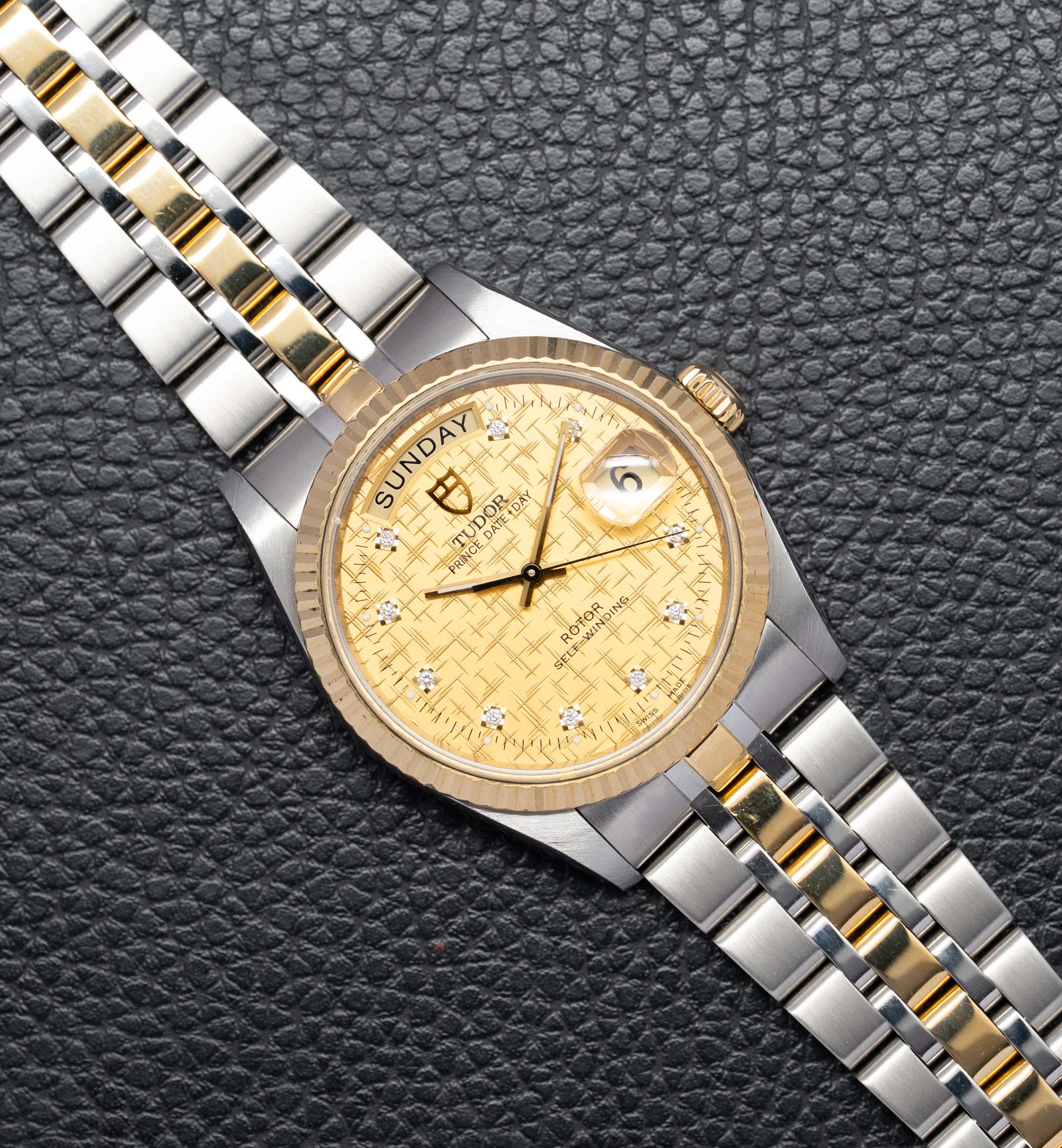 Tudor Prince Day Date 76213 Gold Dial 2004