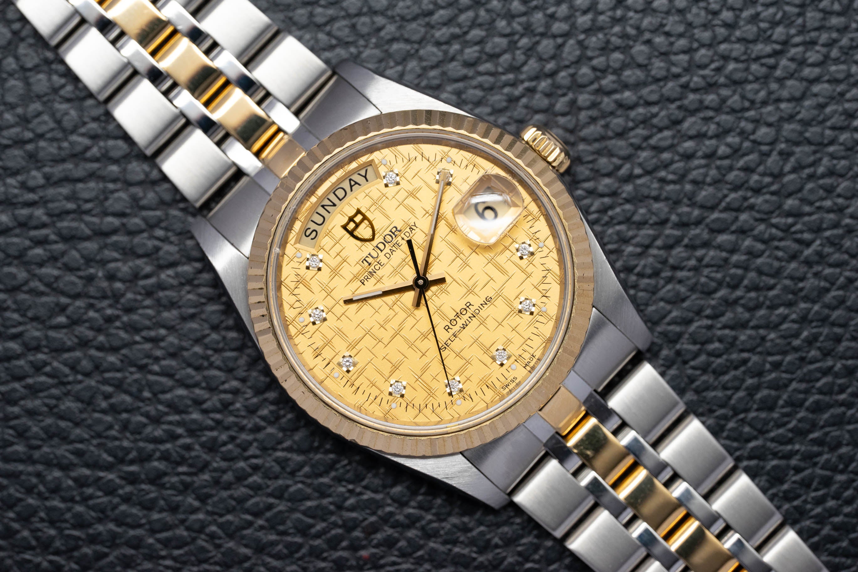 Tudor Prince Day Date 76213 Gold Dial 2004