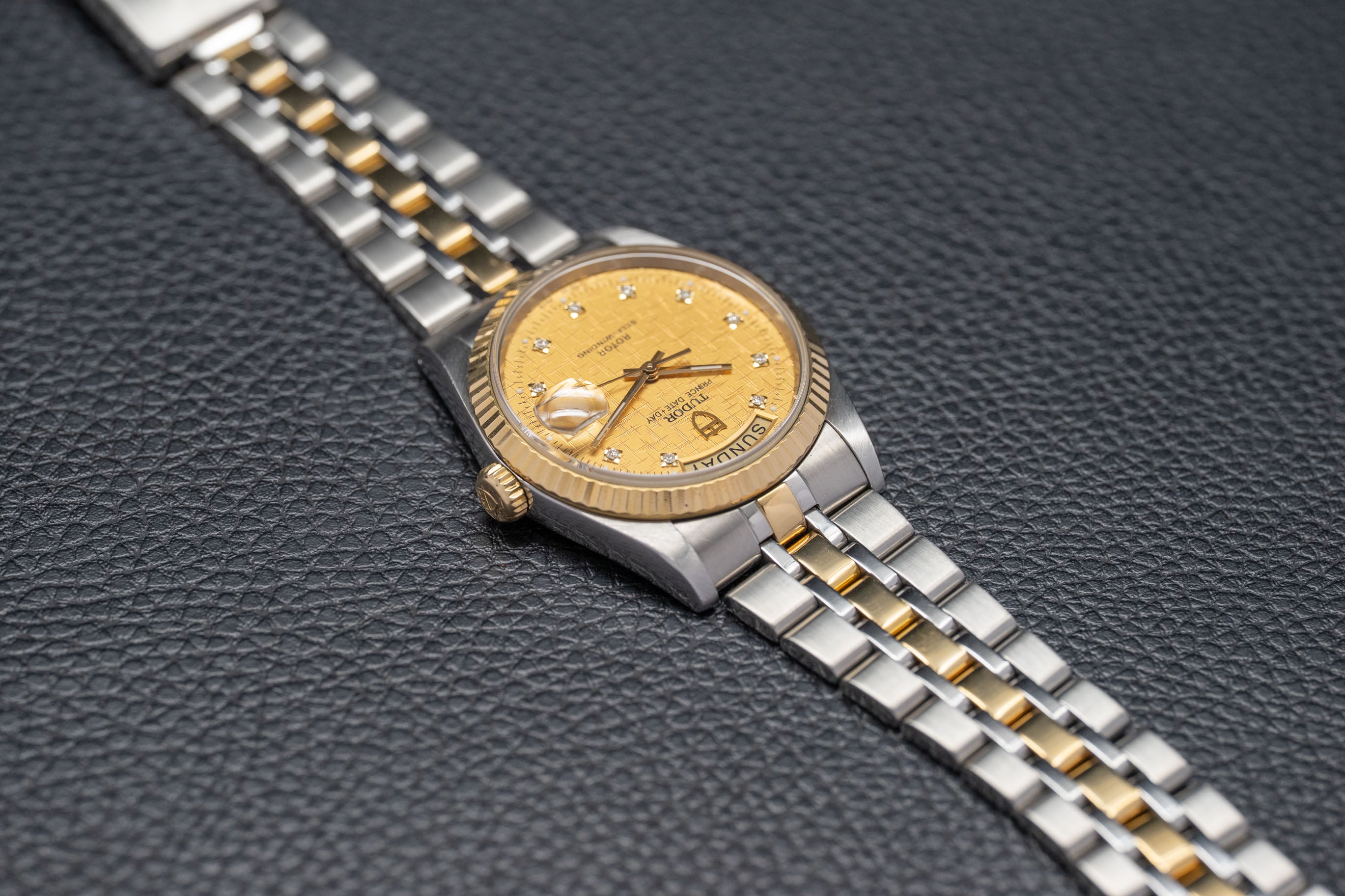 Tudor Prince Day Date 76213 Gold Dial 2004