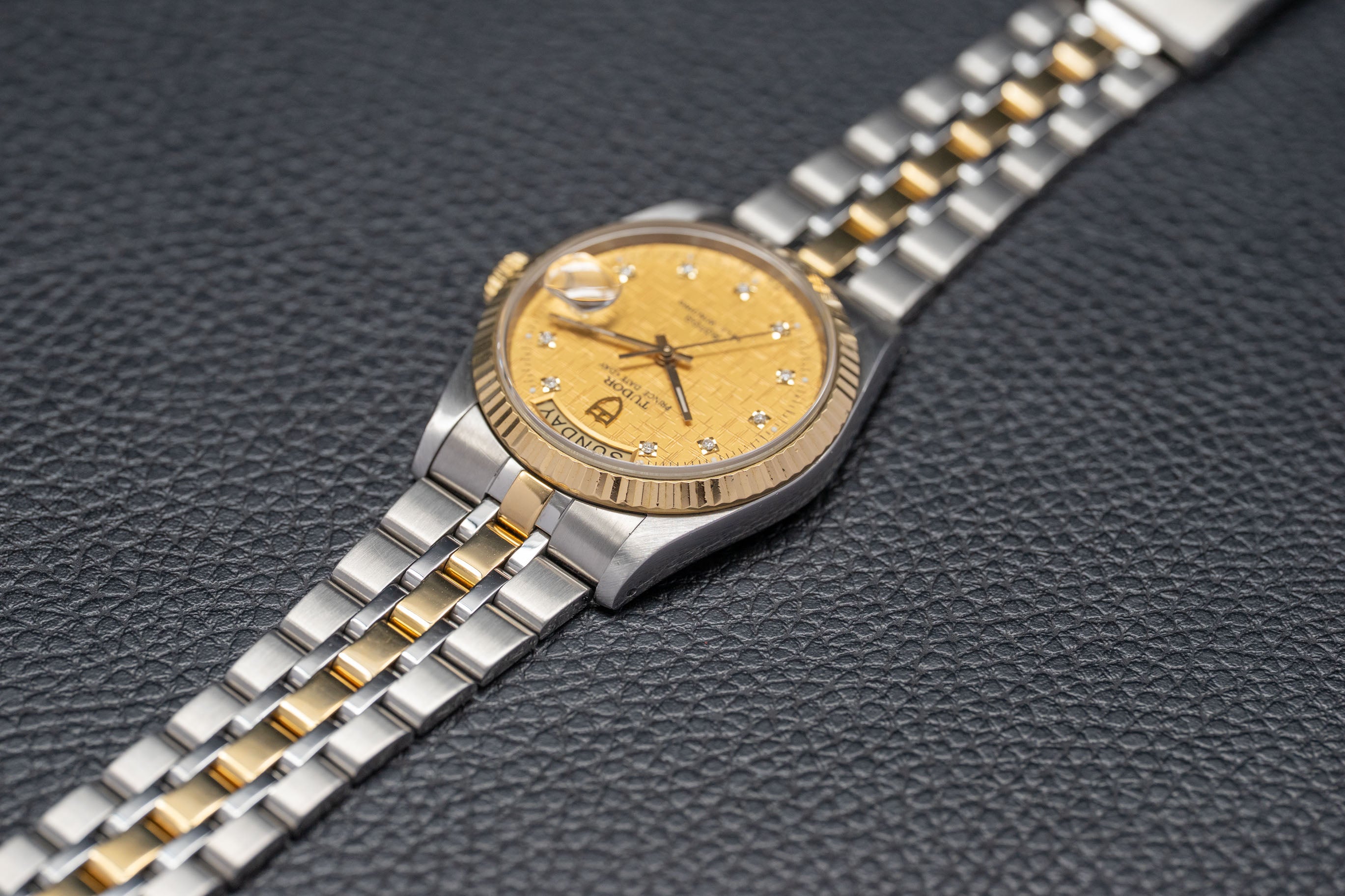 Tudor Prince Day Date 76213 Gold Dial 2004