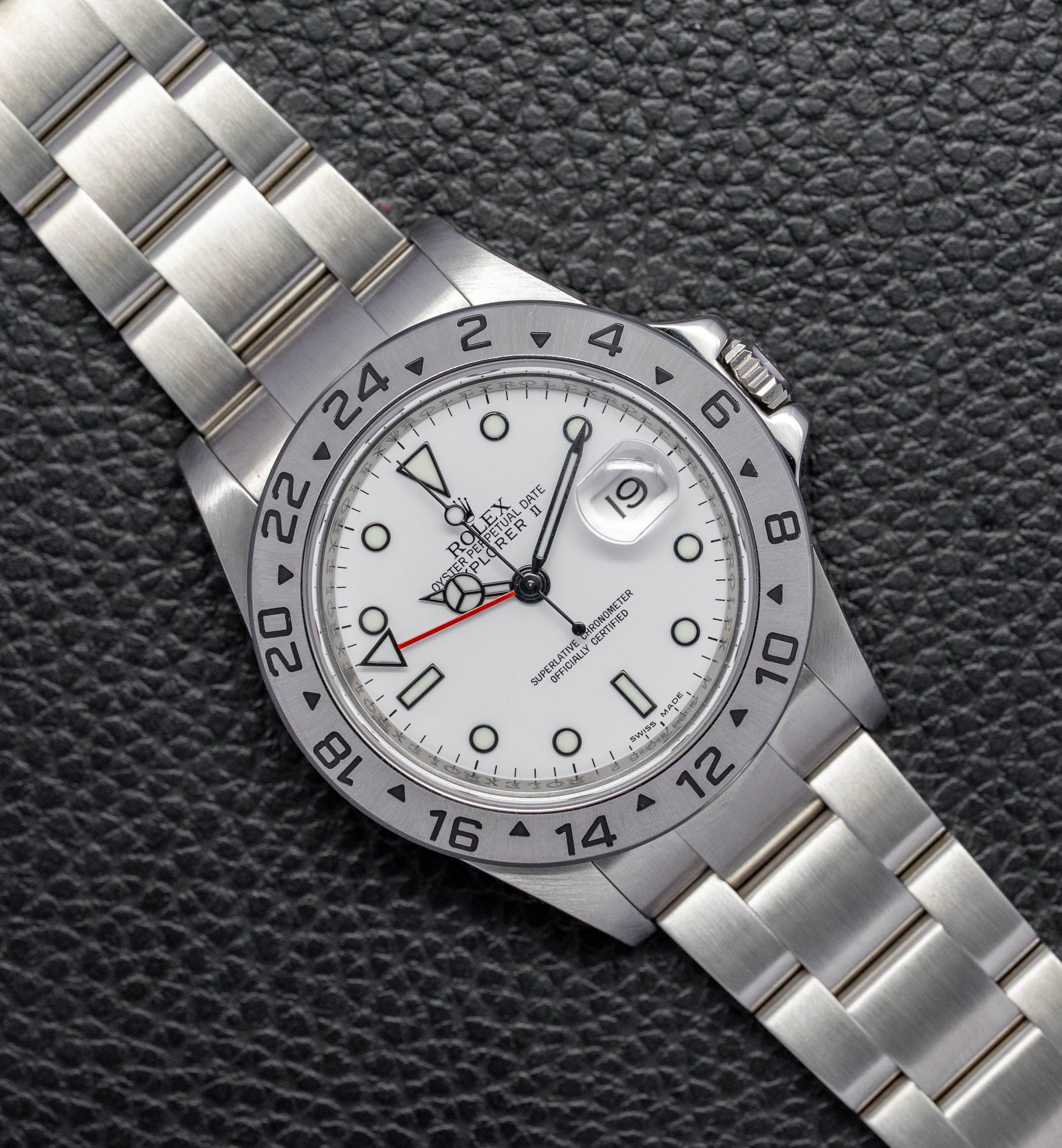 Rolex Explorer 2 Polar 16570 White Dial 2008