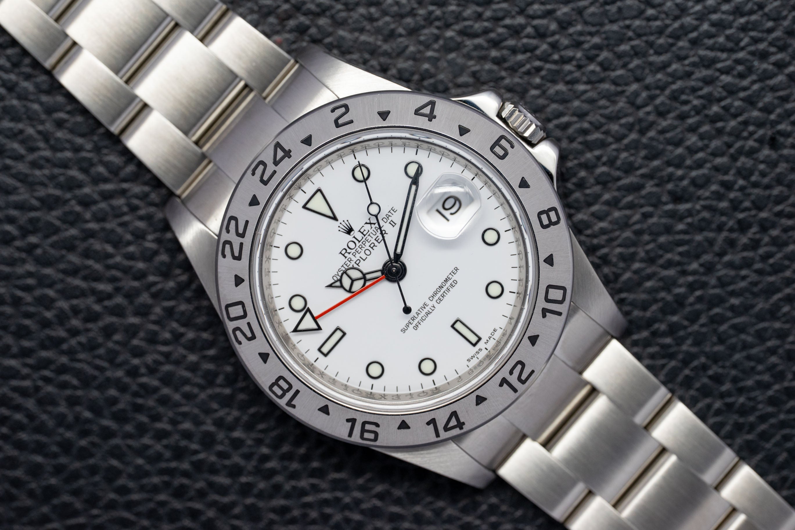 Rolex Explorer 2 Polar 16570 White Dial 2008