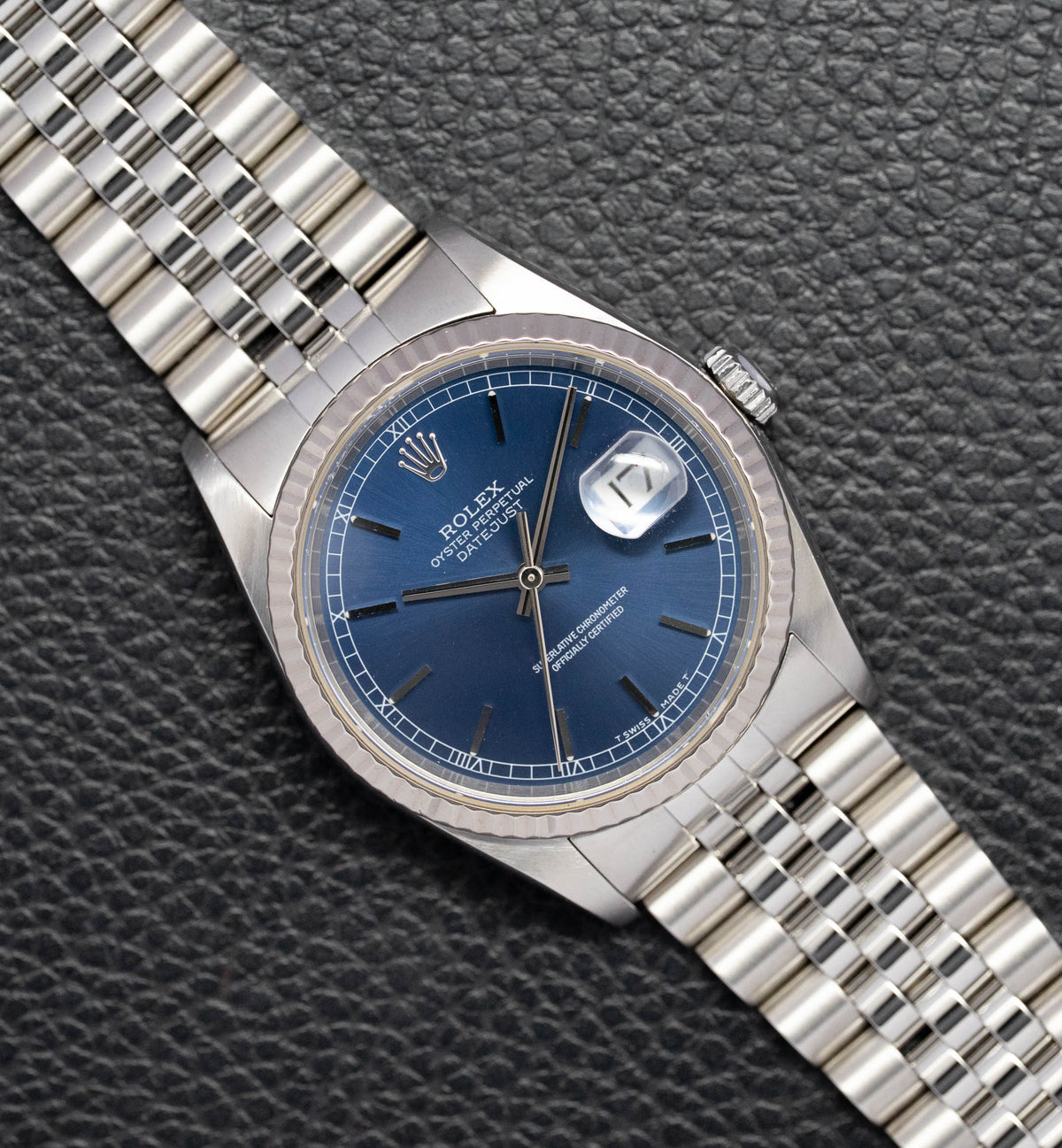 Rolex Datejust 16234 Blue Dial 2002