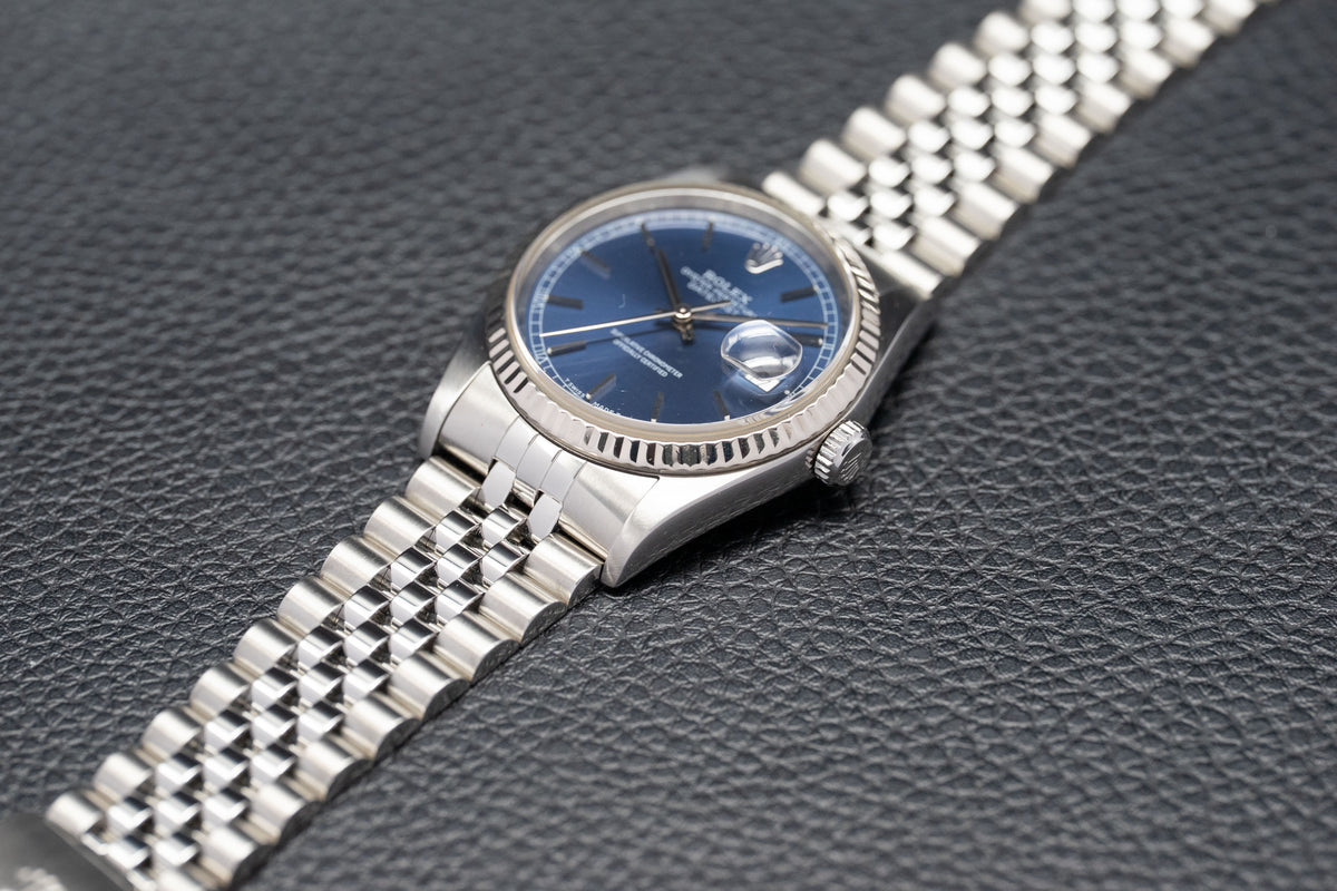 Rolex Datejust 16234 Blue Dial 2002