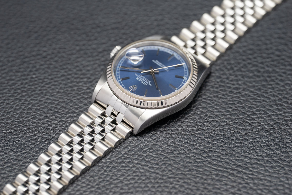 Rolex Datejust 16234 Blue Dial 2002