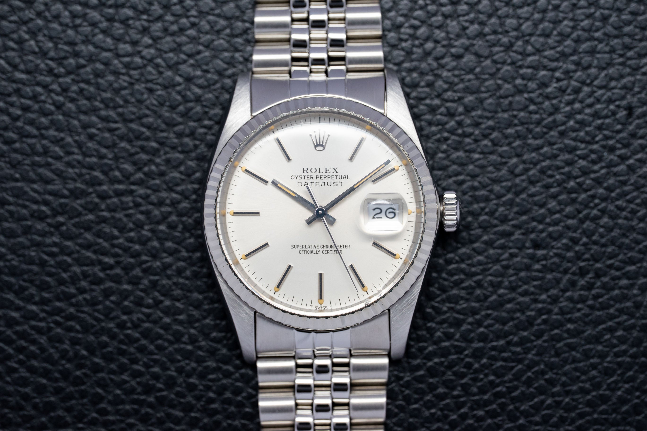 Rolex Datejust 16014 Silver Dial 1982
