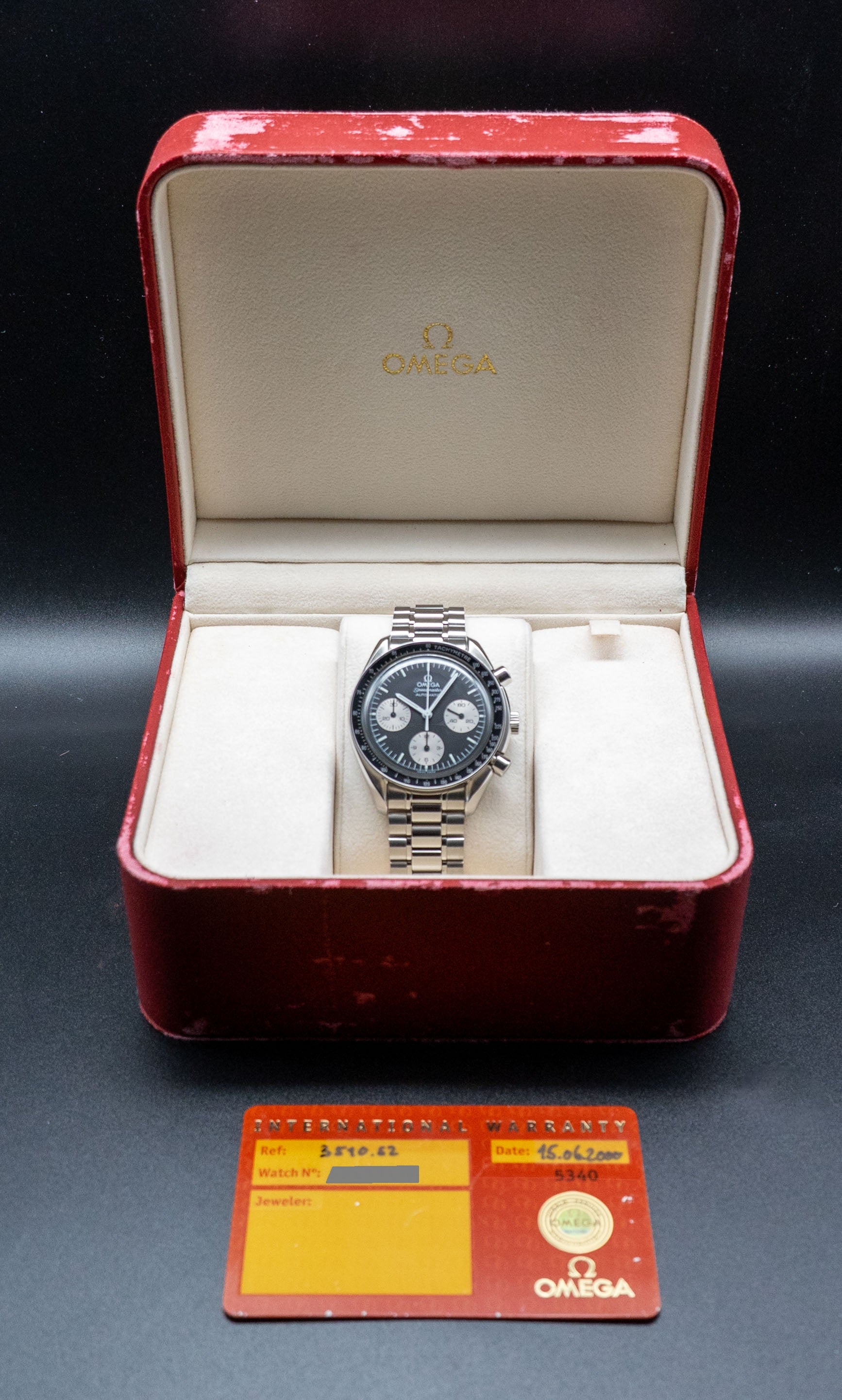 Omega Speedmaster Reduced 3510.52 FULLSET 2000 Box + PAPERS