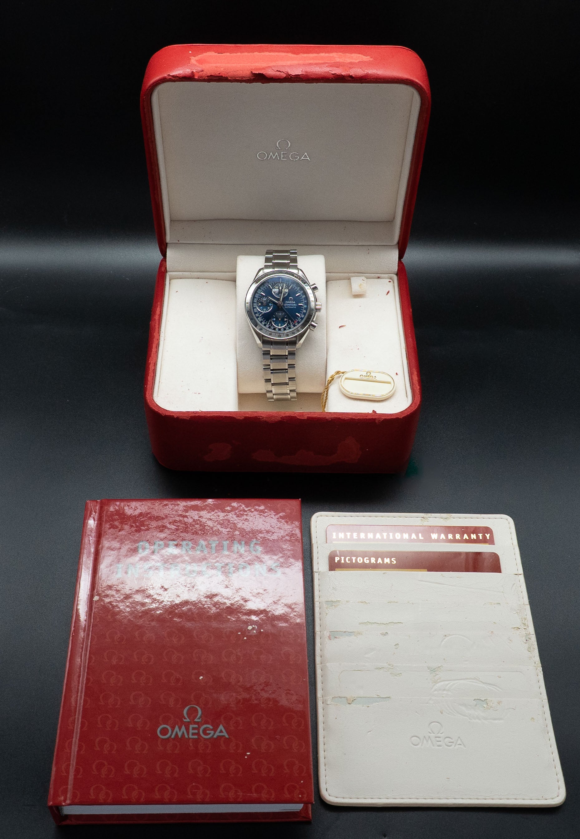Omega Speedmaster Day Date 3523.80 Fullset 2005 Box+Papers