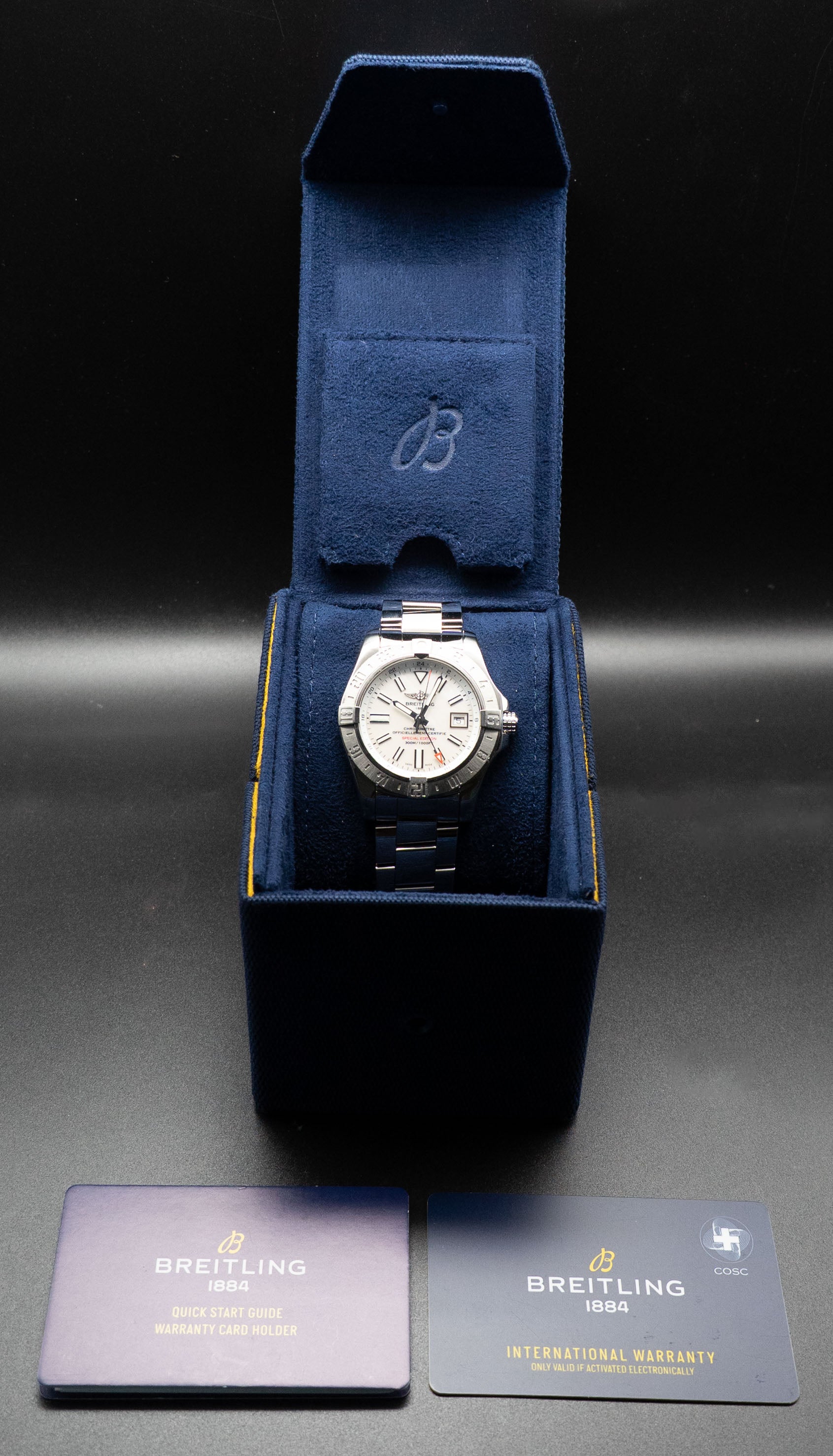 Breitling Avenger II GMT A32390 FULLSET 2021 con scatola e PAPERS