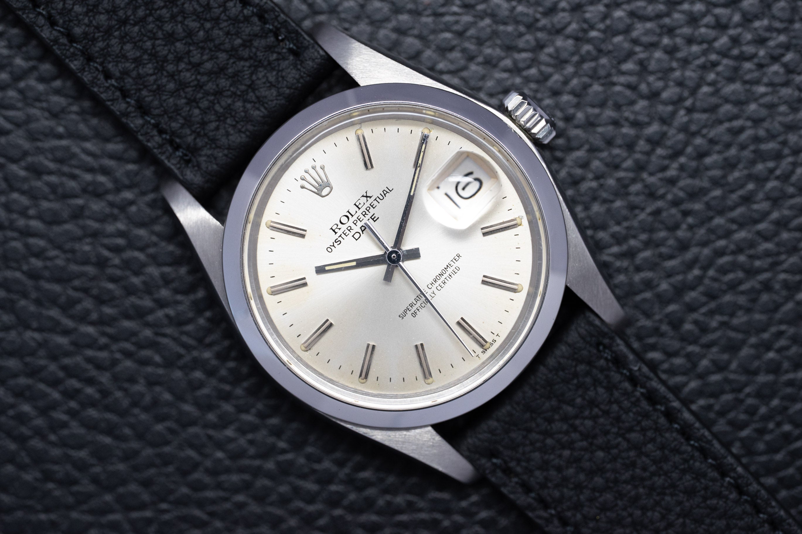Rolex Date 1500 Silver Dial 1975