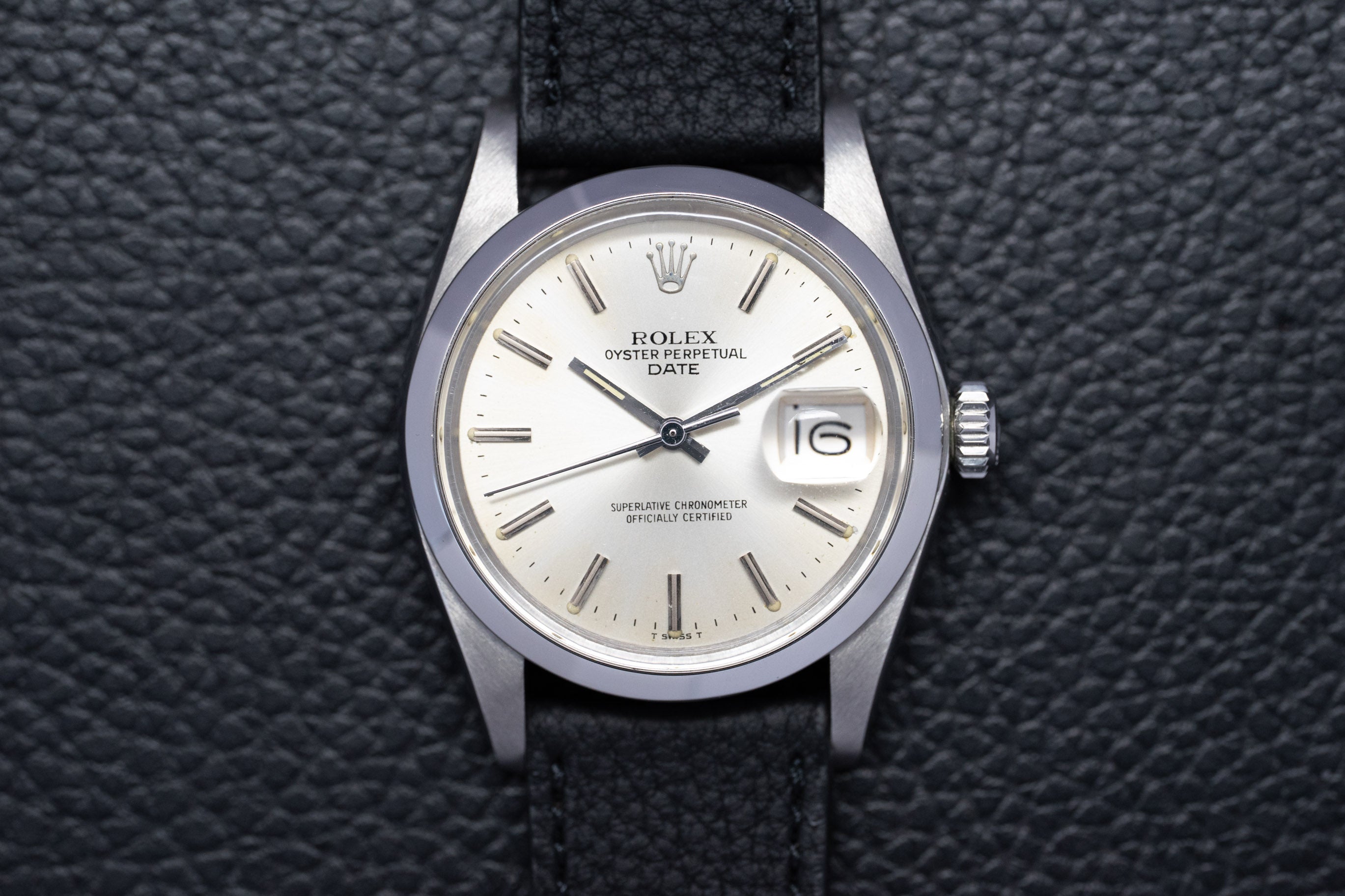 Rolex Date 1500 Silver Dial 1975