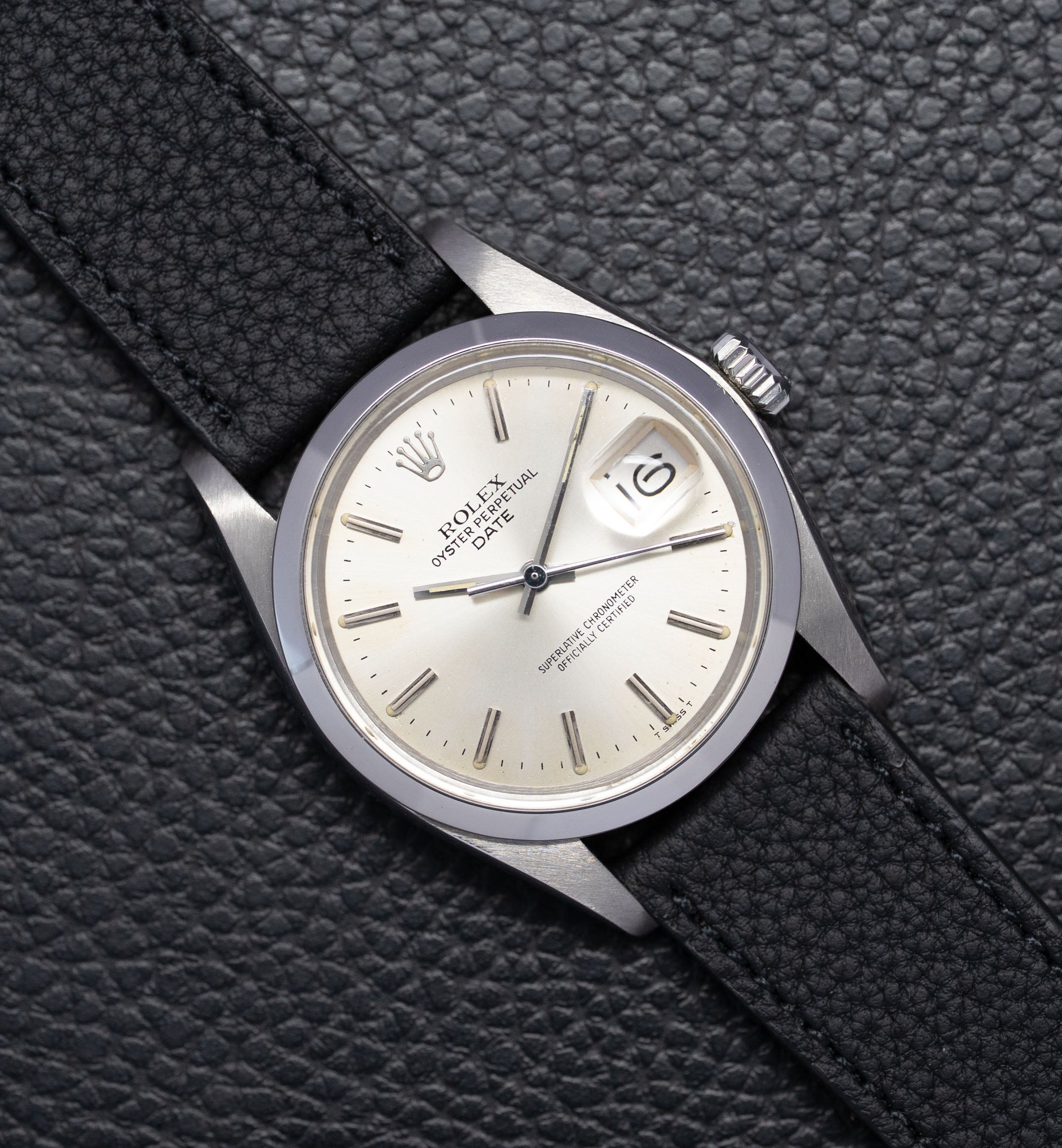 Rolex Date 1500 Silver Dial 1975