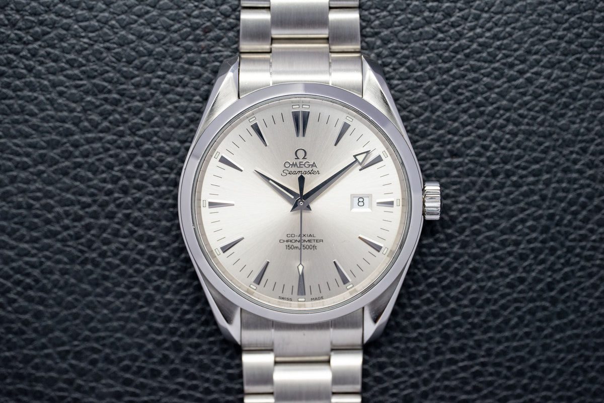 Omega Seamaster Aqua Terra 2502.30 Silver Dial 2020 Papers