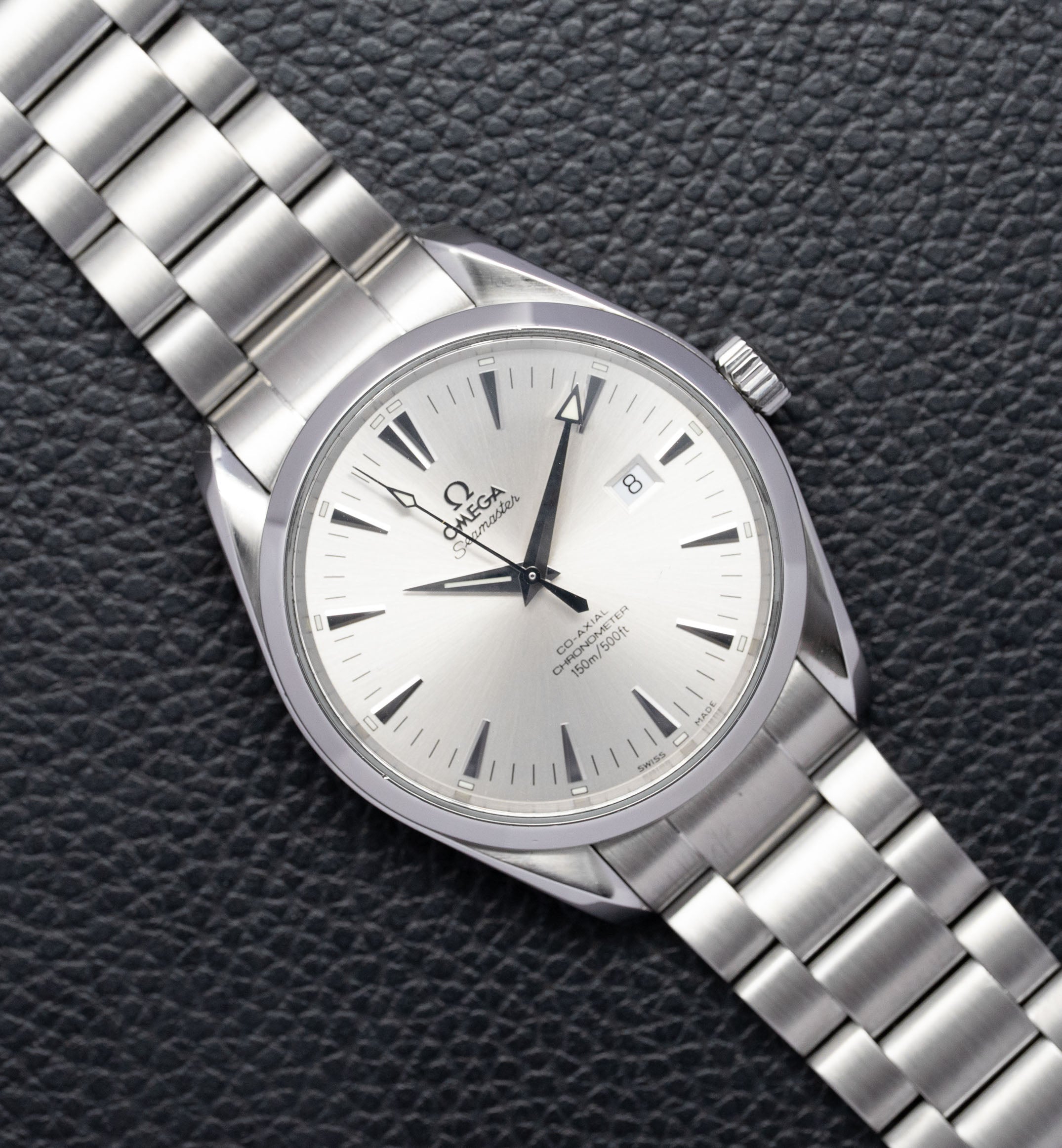 Omega Seamaster Aqua Terra 2502.30 Silver Dial 2020 Papers