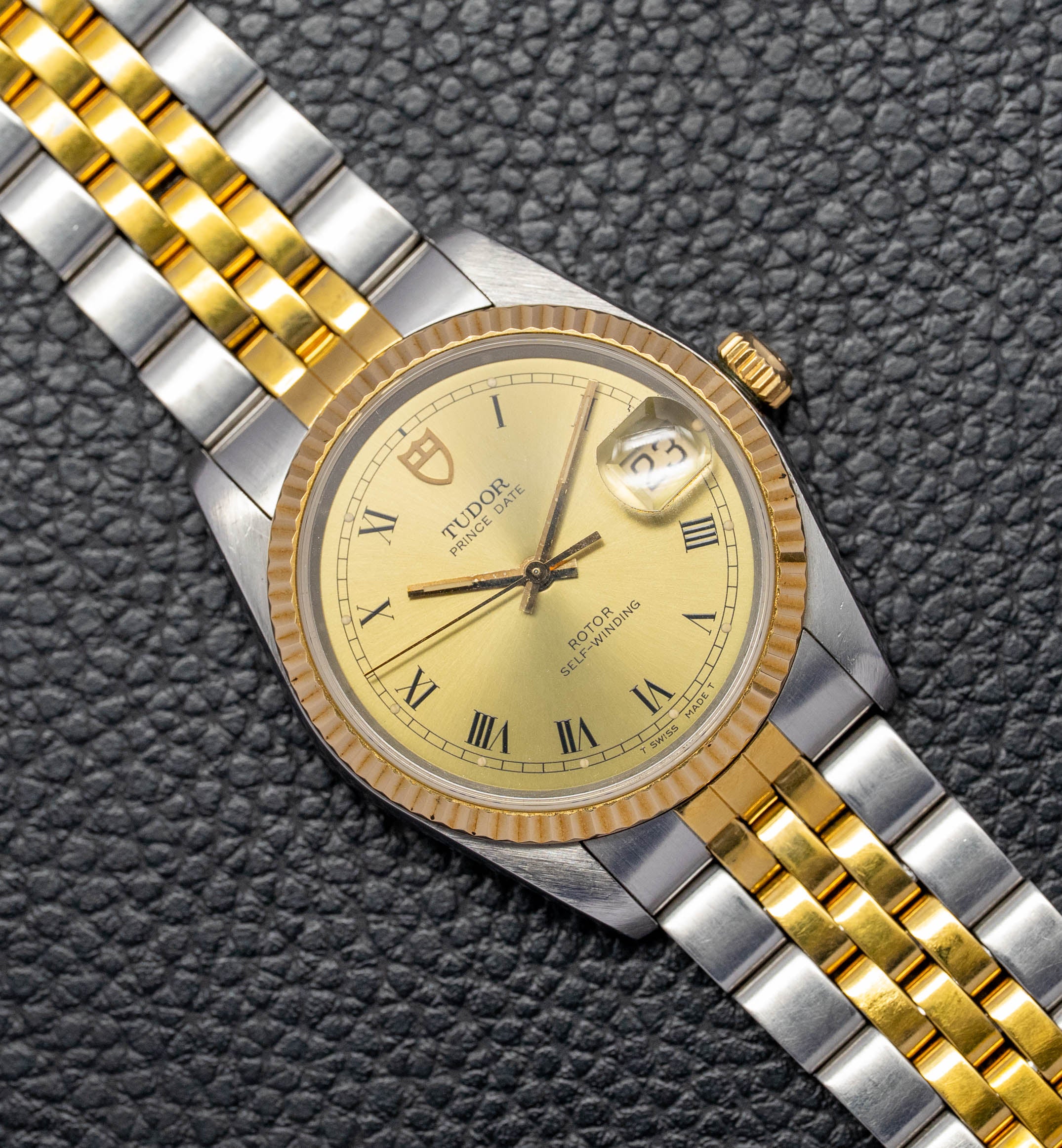 Tudor Prince Date 74033 con quadrante color Champagne, 1997