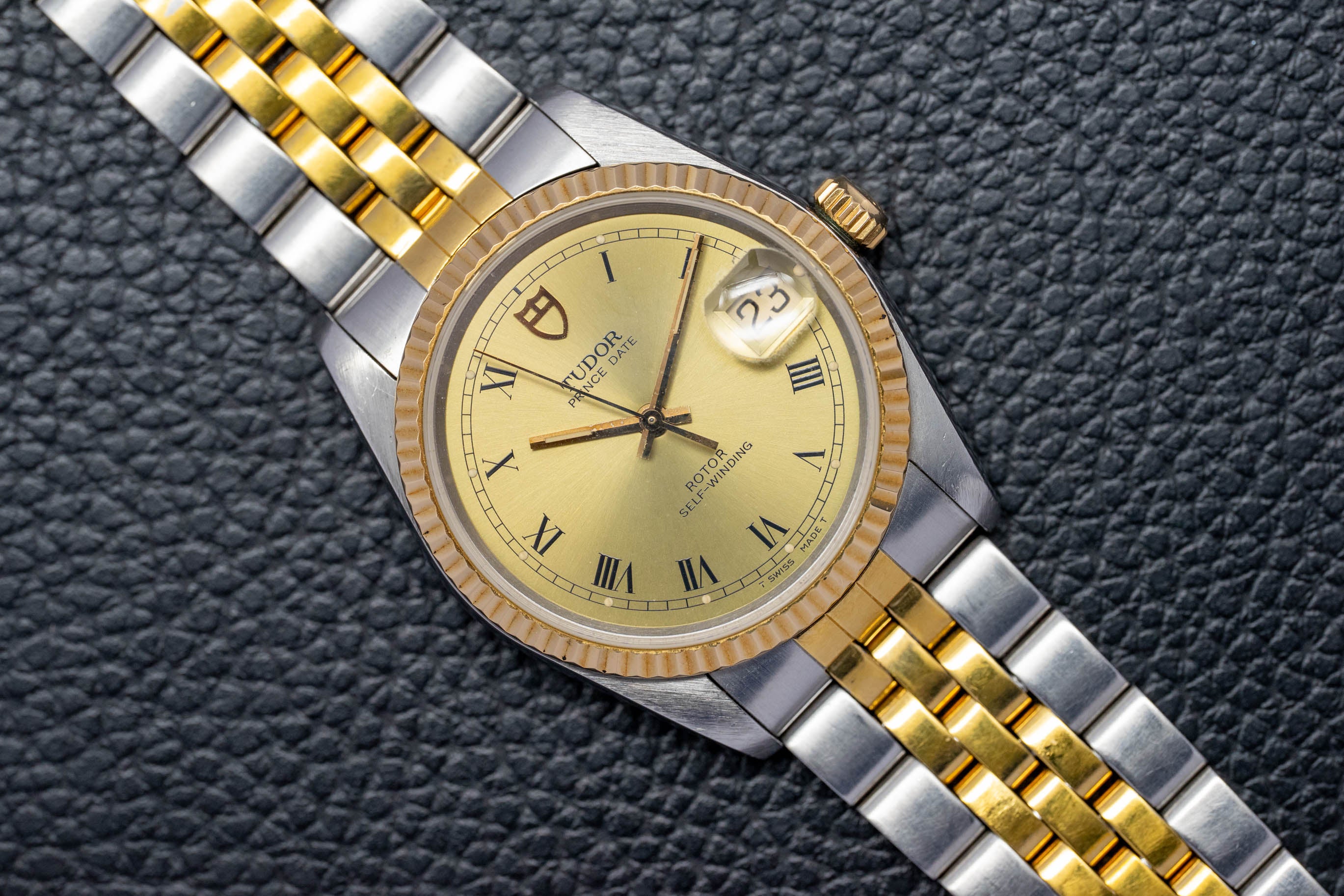 Tudor Prince Date 74033 con quadrante color Champagne, 1997