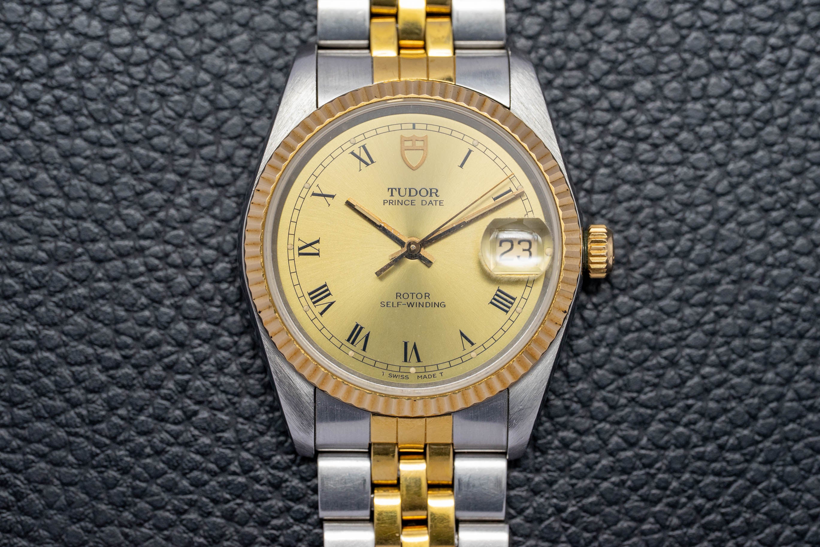 Tudor Prince Date 74033 con quadrante color Champagne, 1997