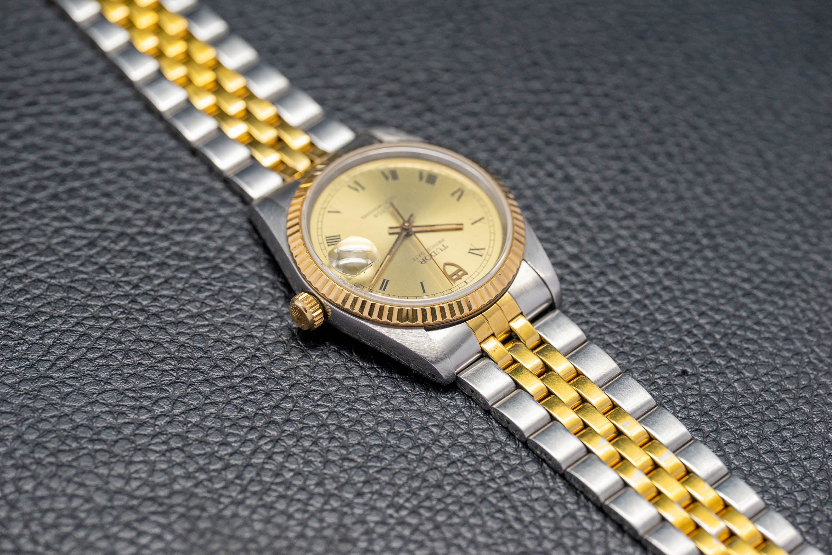 Tudor Prince Date 74033 con quadrante color Champagne, 1997