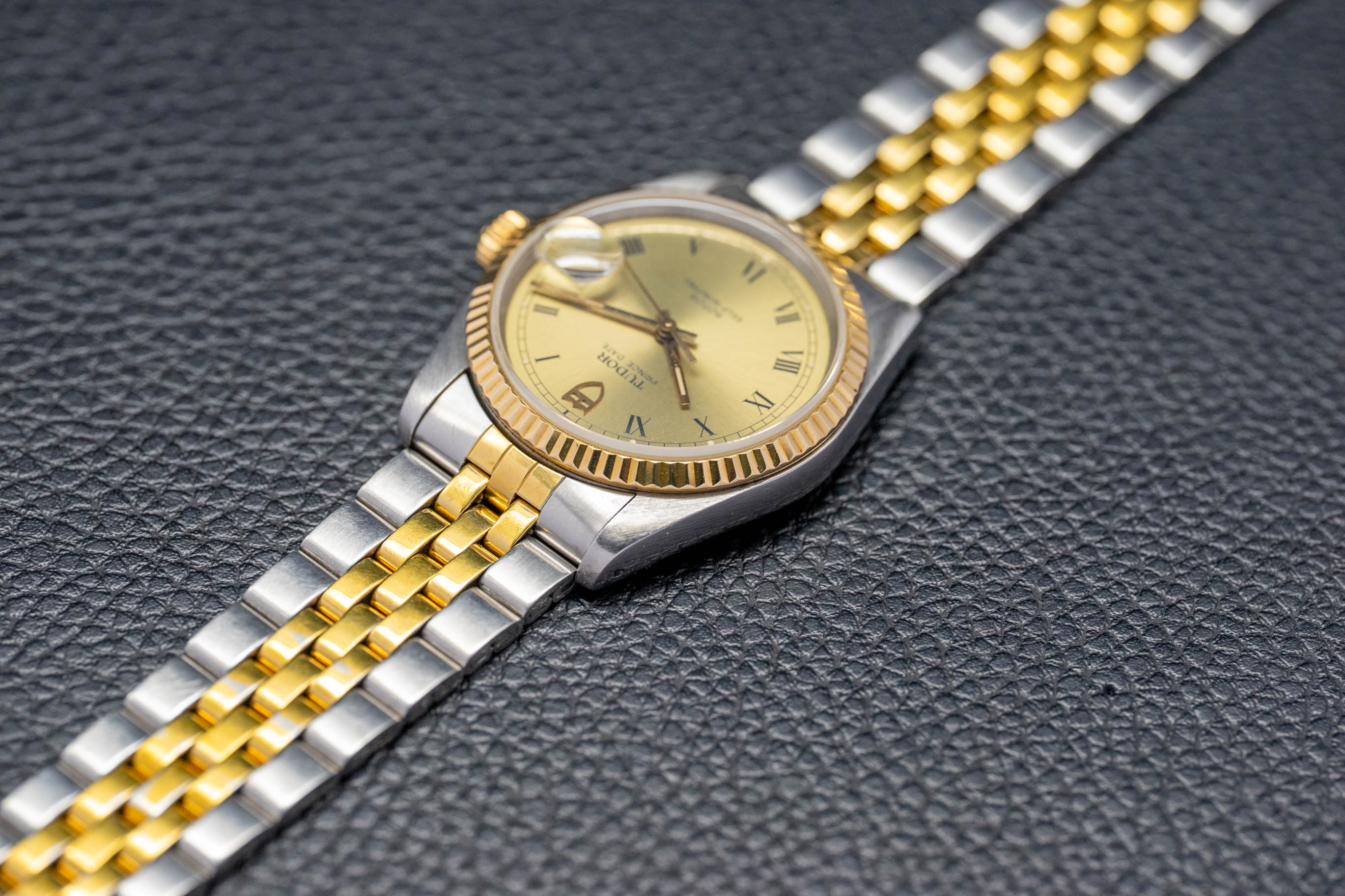 Tudor Prince Date 74033 con quadrante color Champagne, 1997