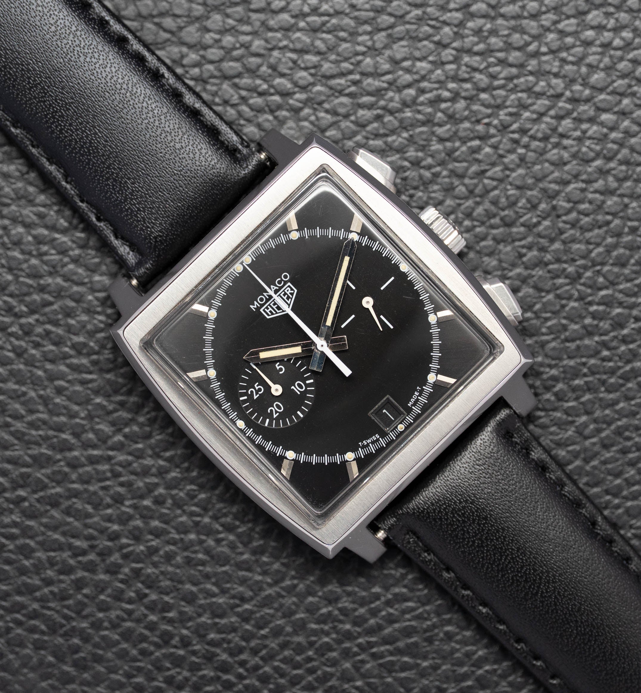 Tag Heuer Monaco CS2110 Black Dial 1998