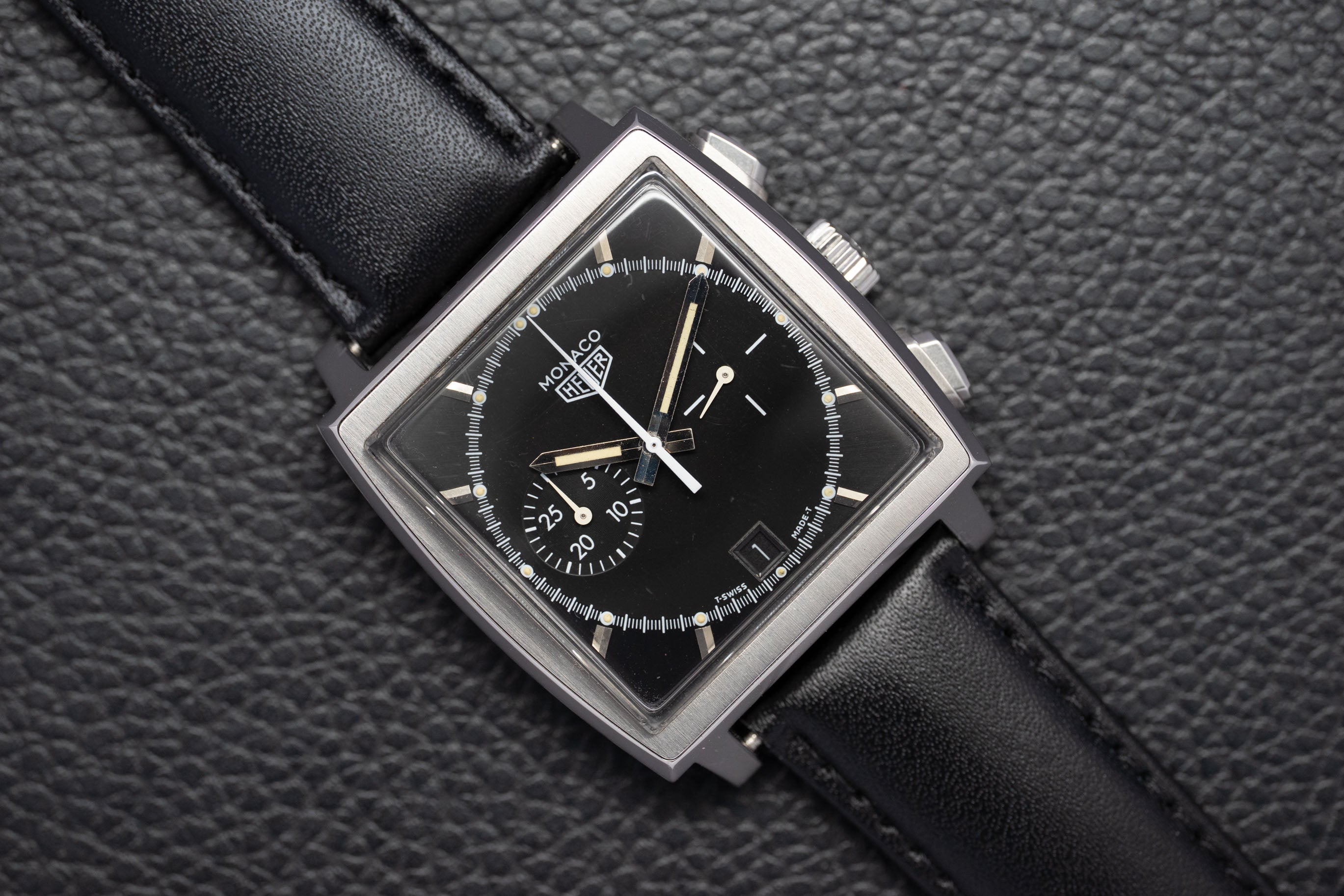 Tag Heuer Monaco CS2110 Black Dial 1998