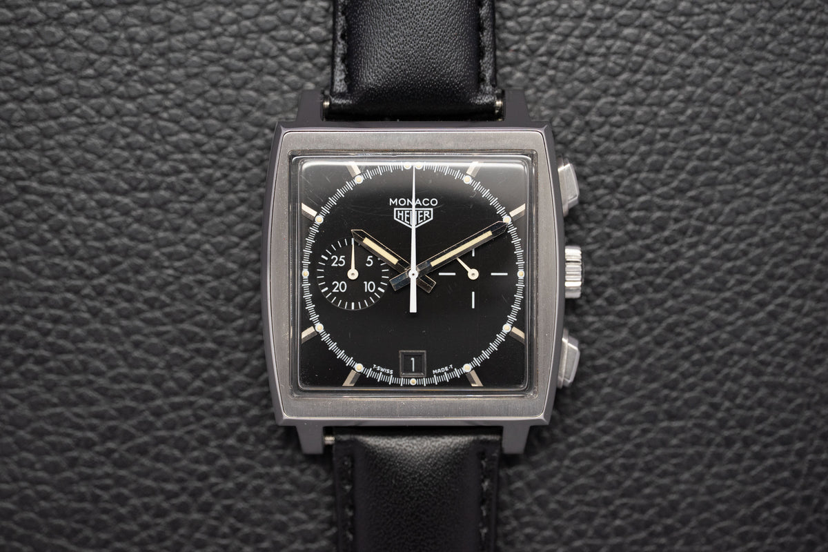 Tag Heuer Monaco CS2110 Black Dial 1998