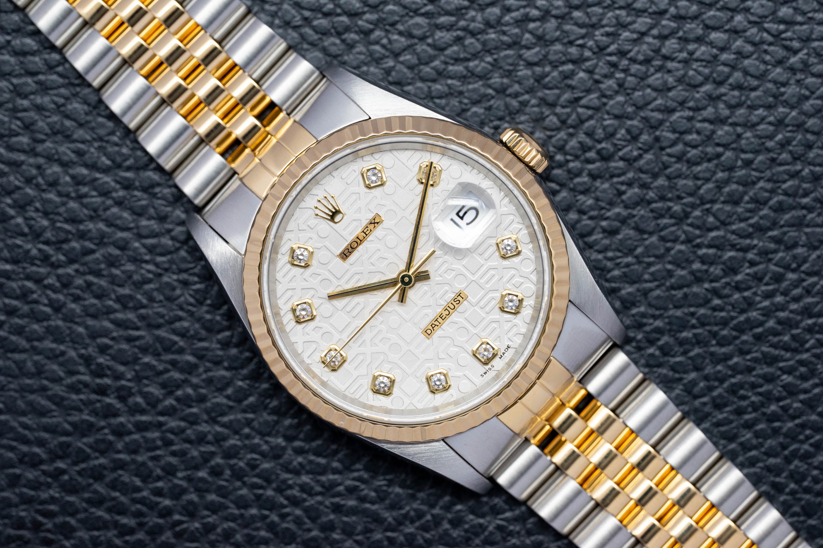 Rolex Datejust 16233G Computer Diamond Dial 2001