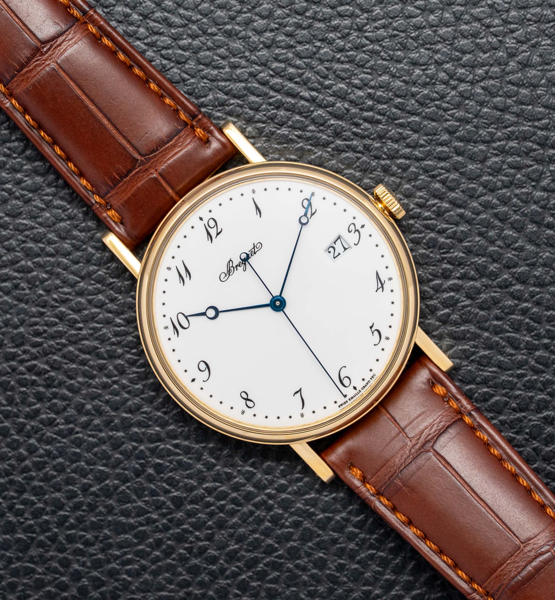 Breguet Classique 5177BA/29/9V6 con quadrante smaltato, FULLSET 2017, scatola e PAPERS