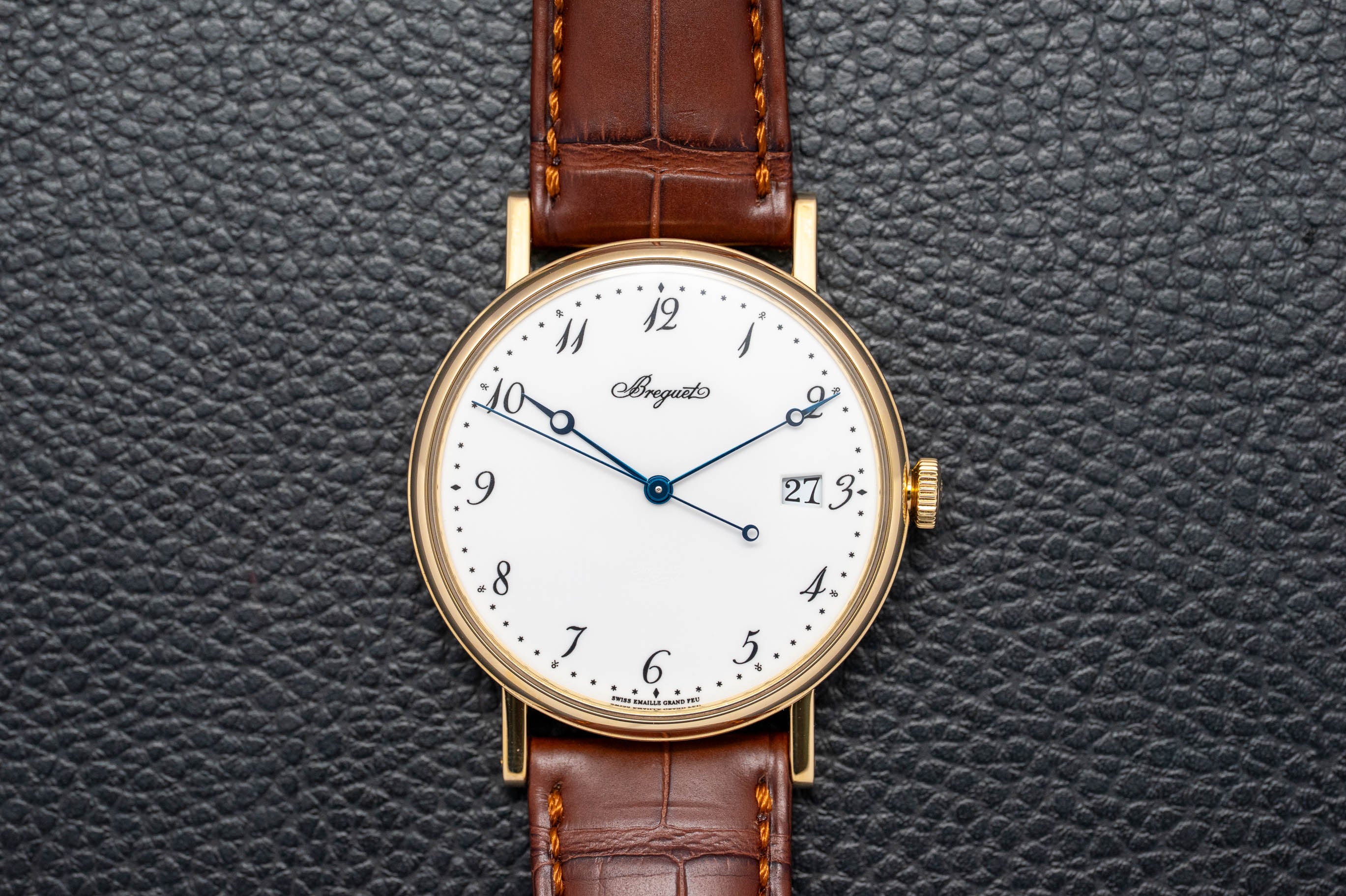 Breguet Classique 5177BA/29/9V6 con quadrante smaltato, FULLSET 2017, scatola e PAPERS