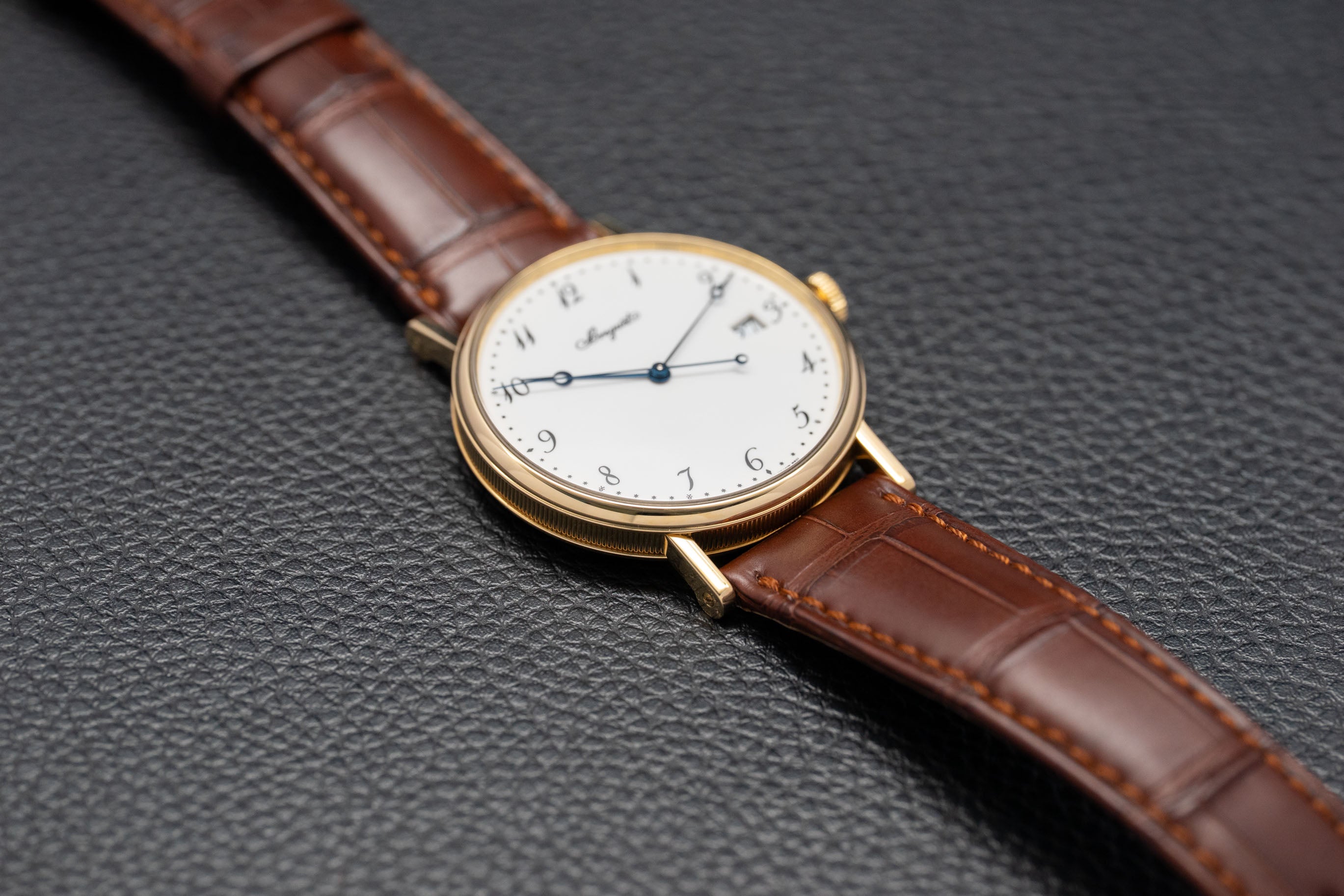 Breguet Classique 5177BA/29/9V6 con quadrante smaltato, FULLSET 2017, scatola e PAPERS