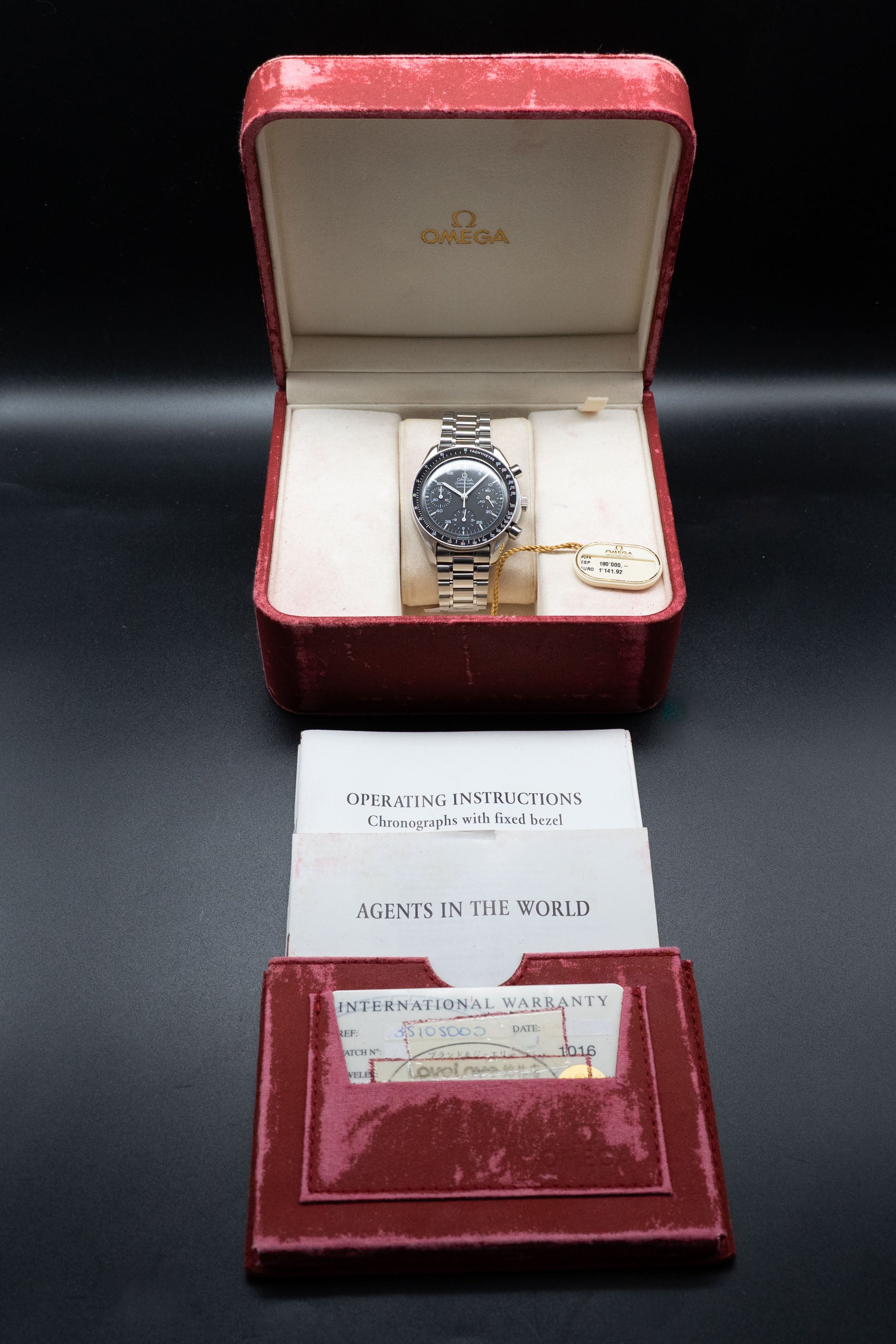 Omega Speedmaster Reduced 3510.50 Fullset 1999 Box+Papers