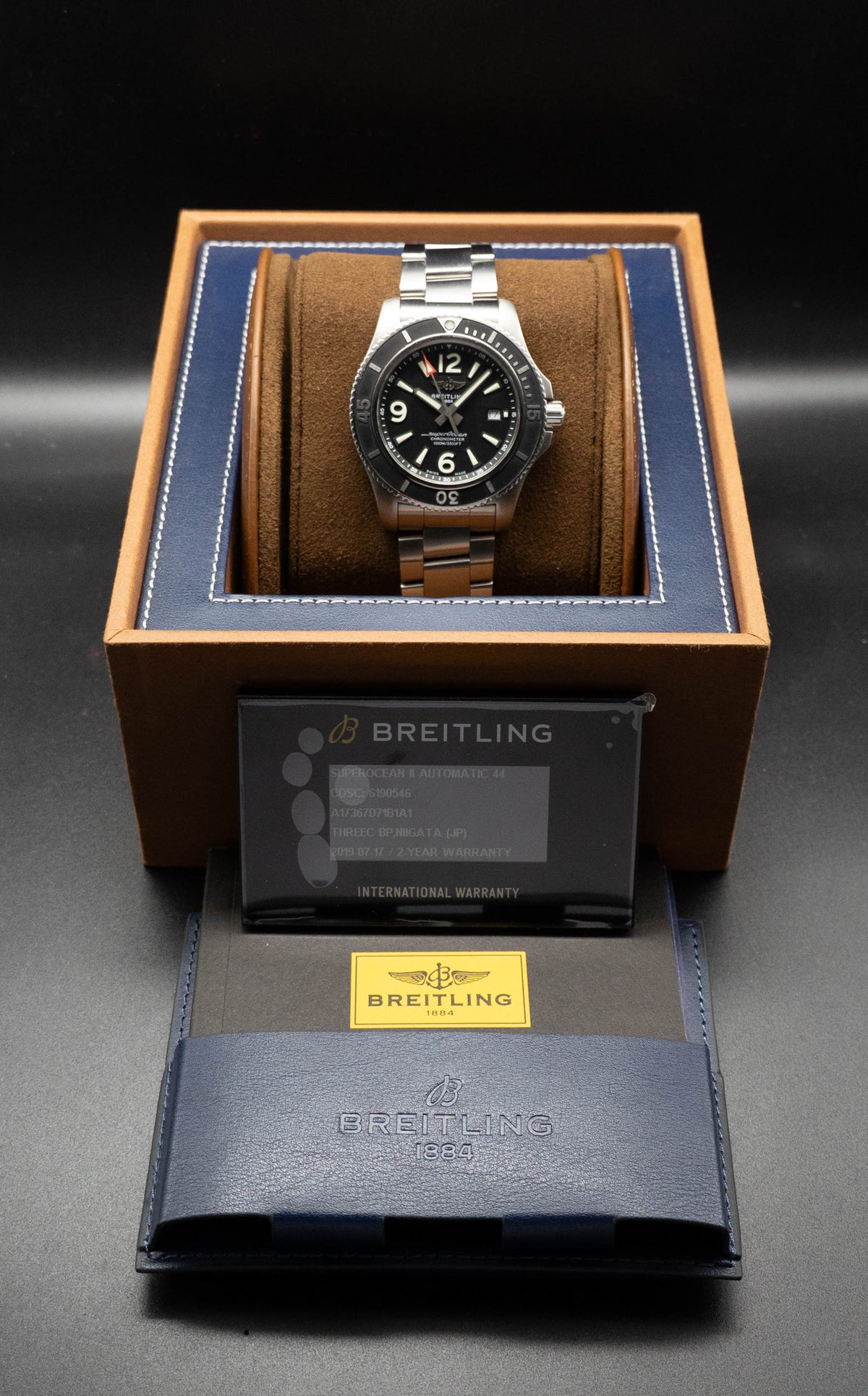 Breitling Superocean II 44 A17367 Fullset 2019 Box+Papers