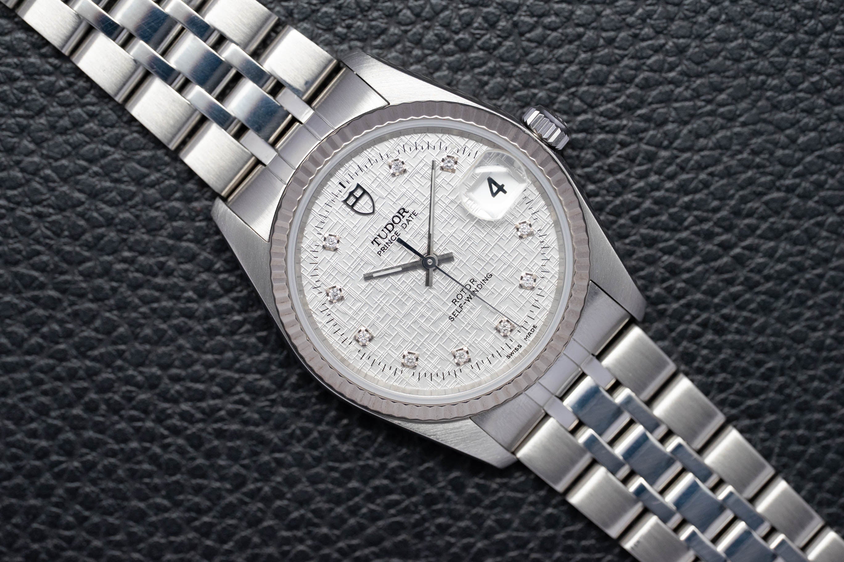 Tudor Date 74034 Silver Dial 2018 Papers