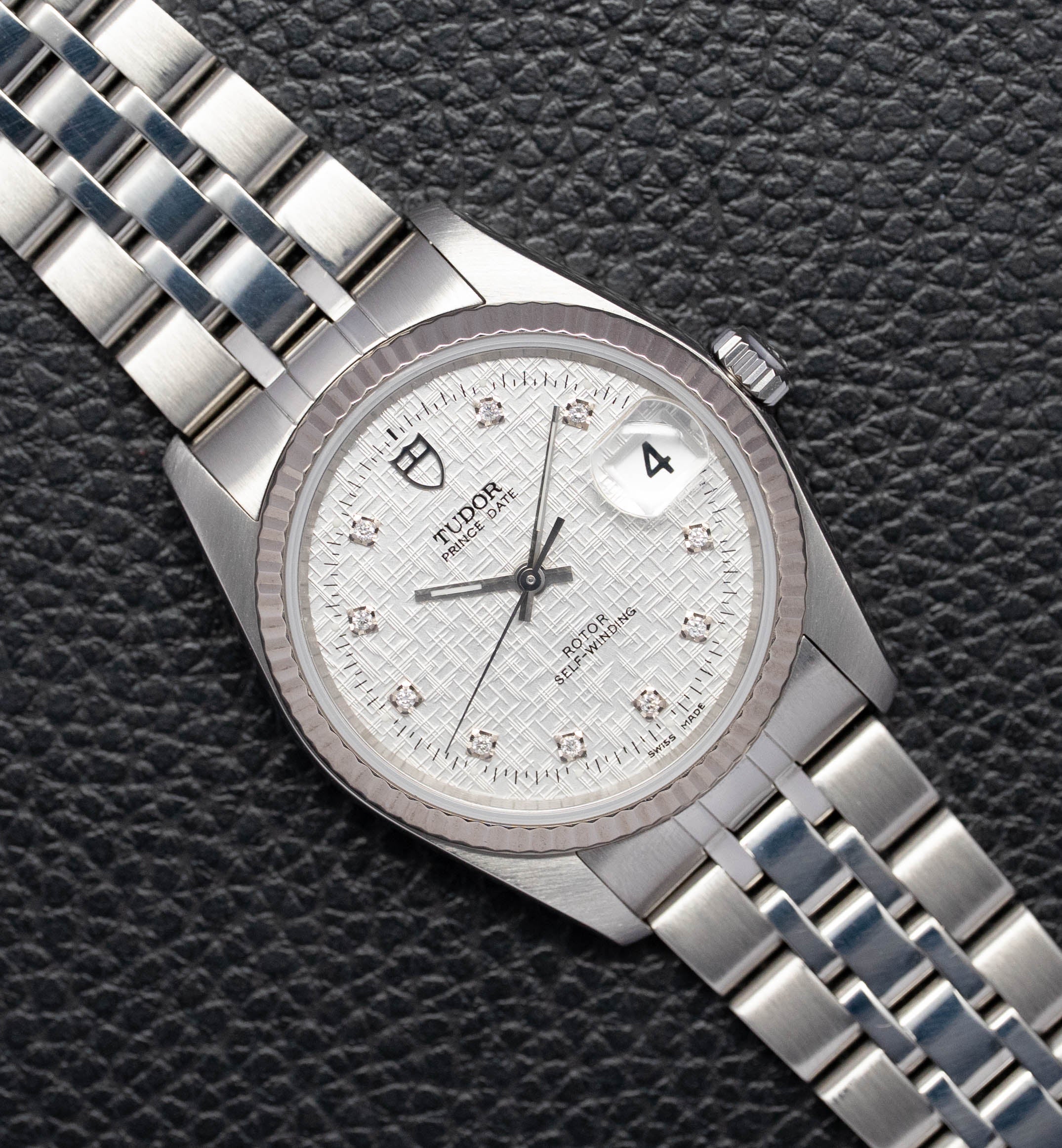 Tudor Date 74034 Silver Dial 2018 Papers