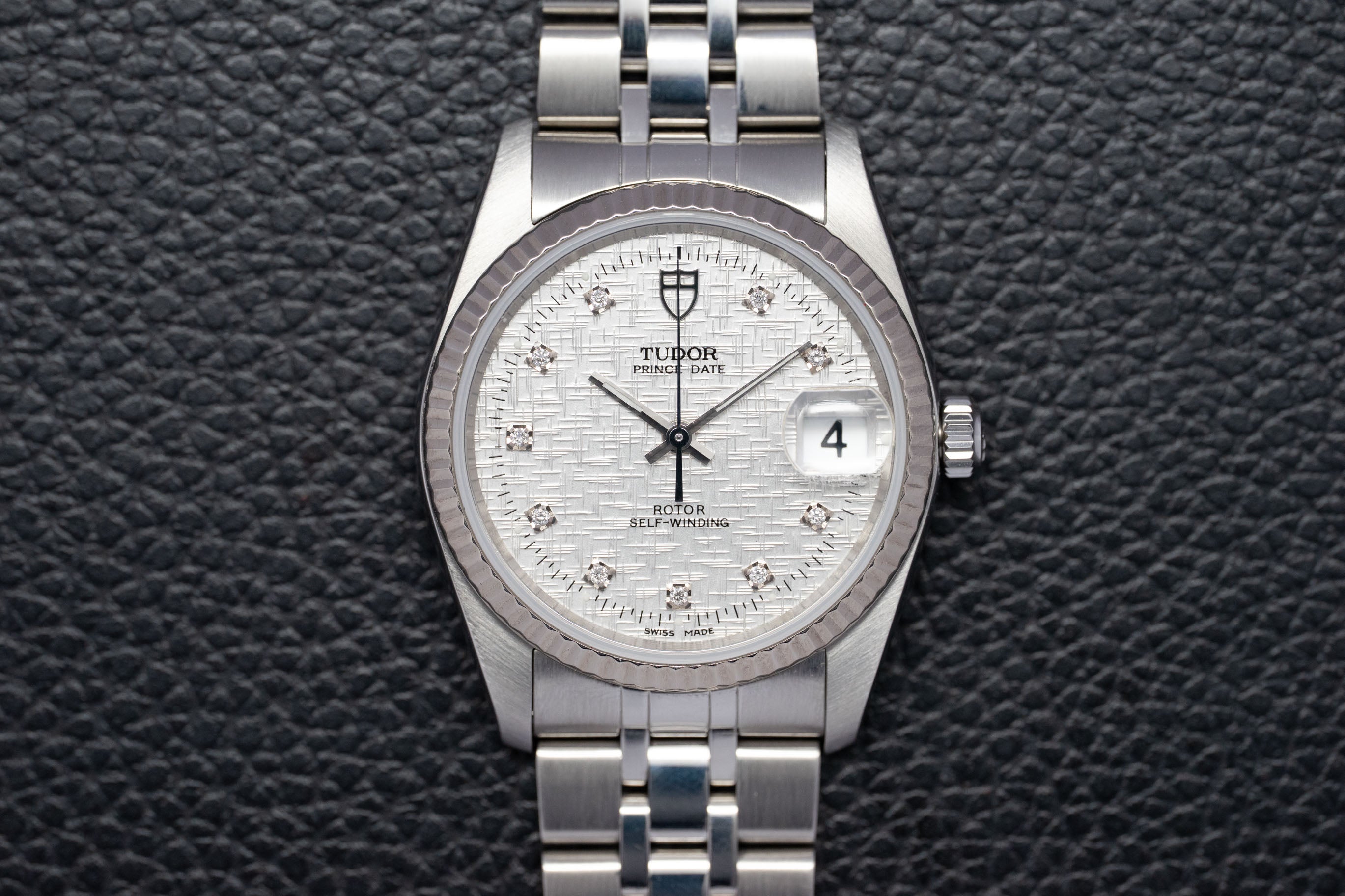 Tudor Date 74034 Silver Dial 2018 Papers