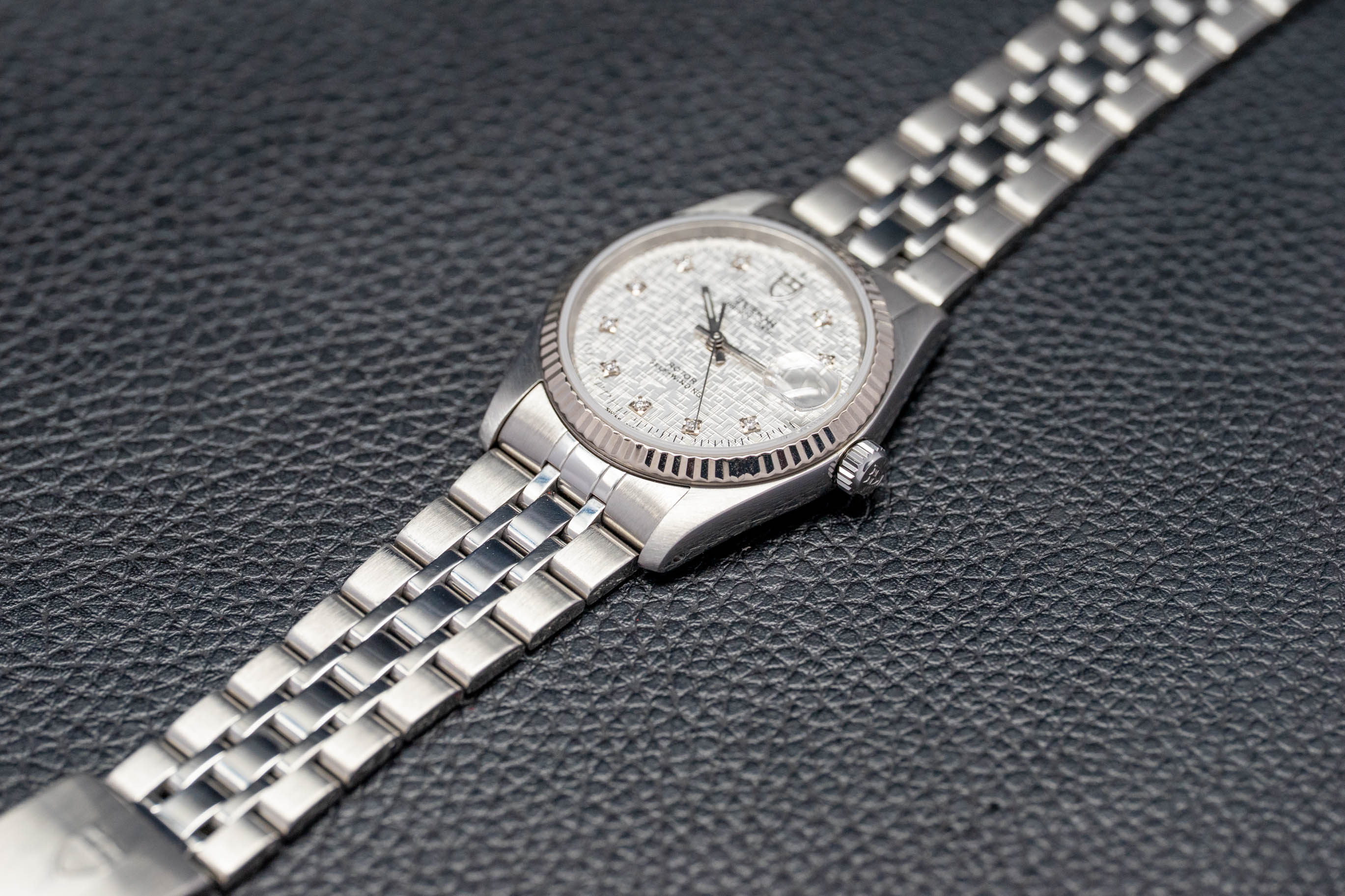 Tudor Date 74034 Silver Dial 2018 Papers