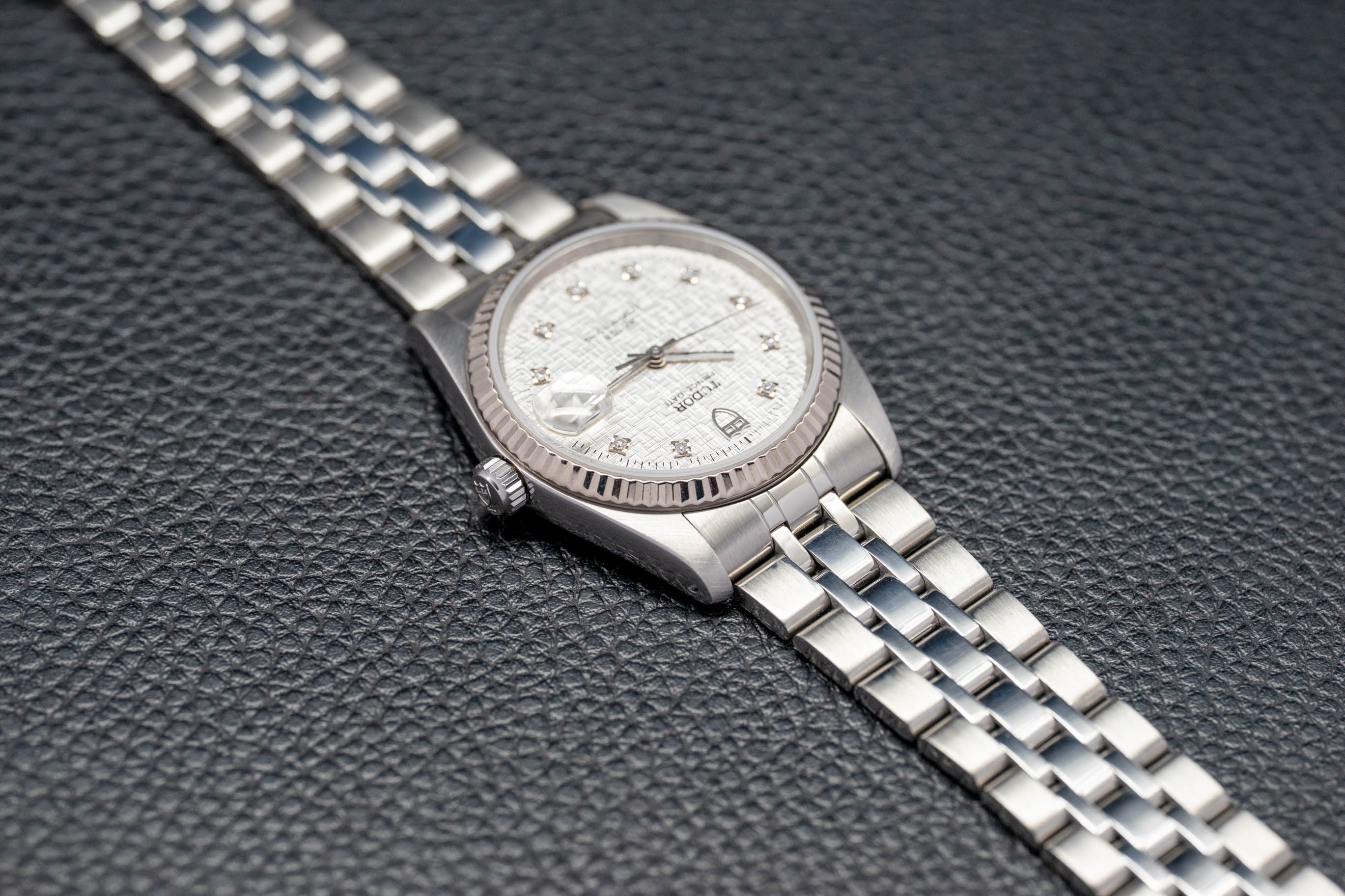 Tudor Date 74034 Silver Dial 2018 Papers