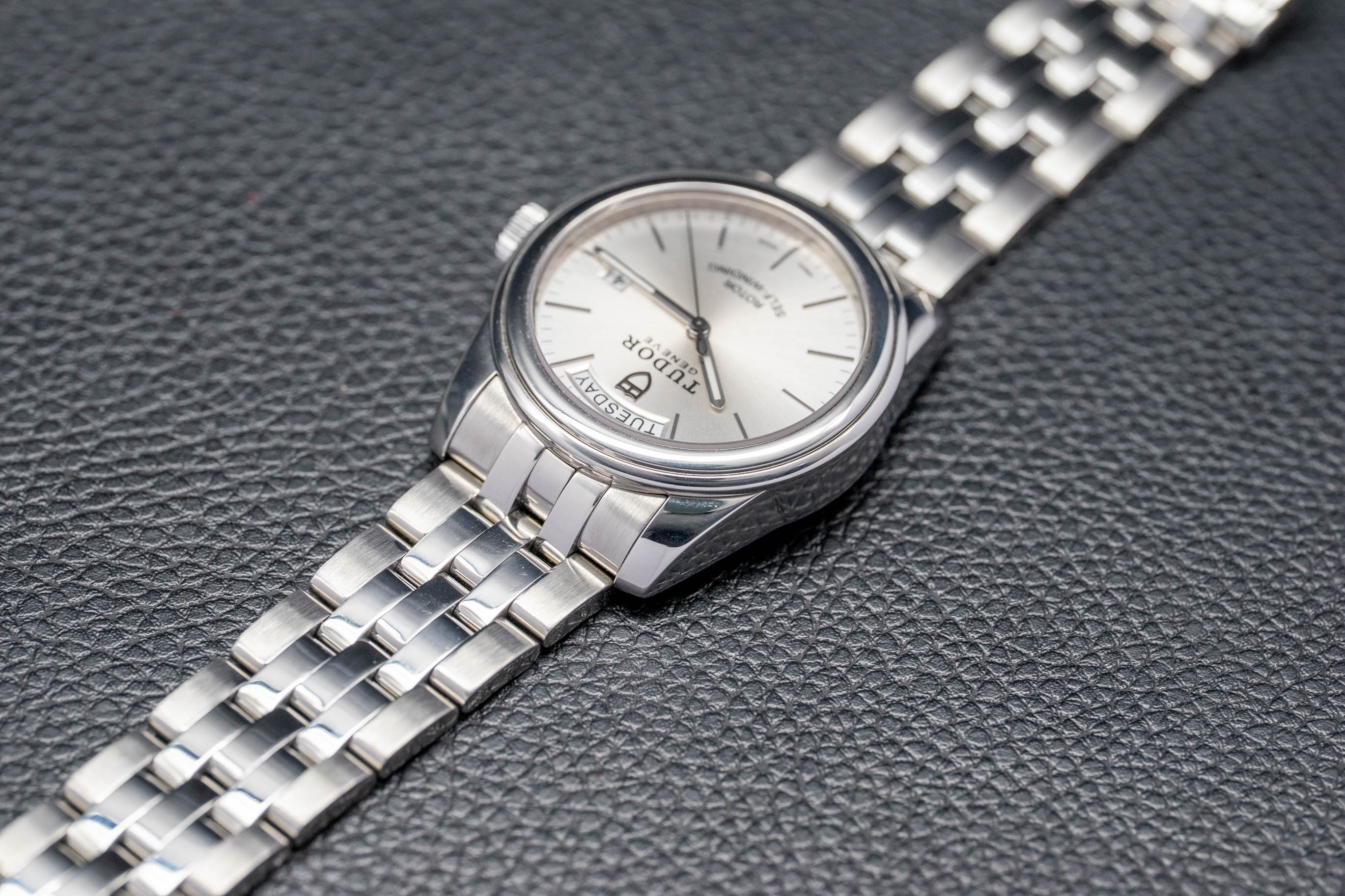 Tudor Glamour Day-Date 56000 Silver Dial 2017 Papers