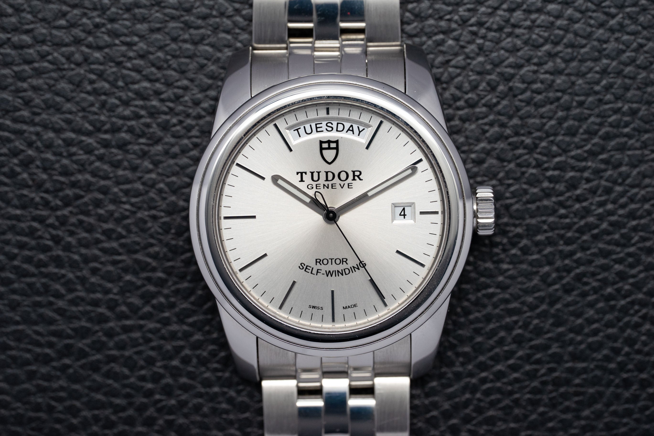 Tudor Glamour Day-Date 56000 Silver Dial 2017 Papers