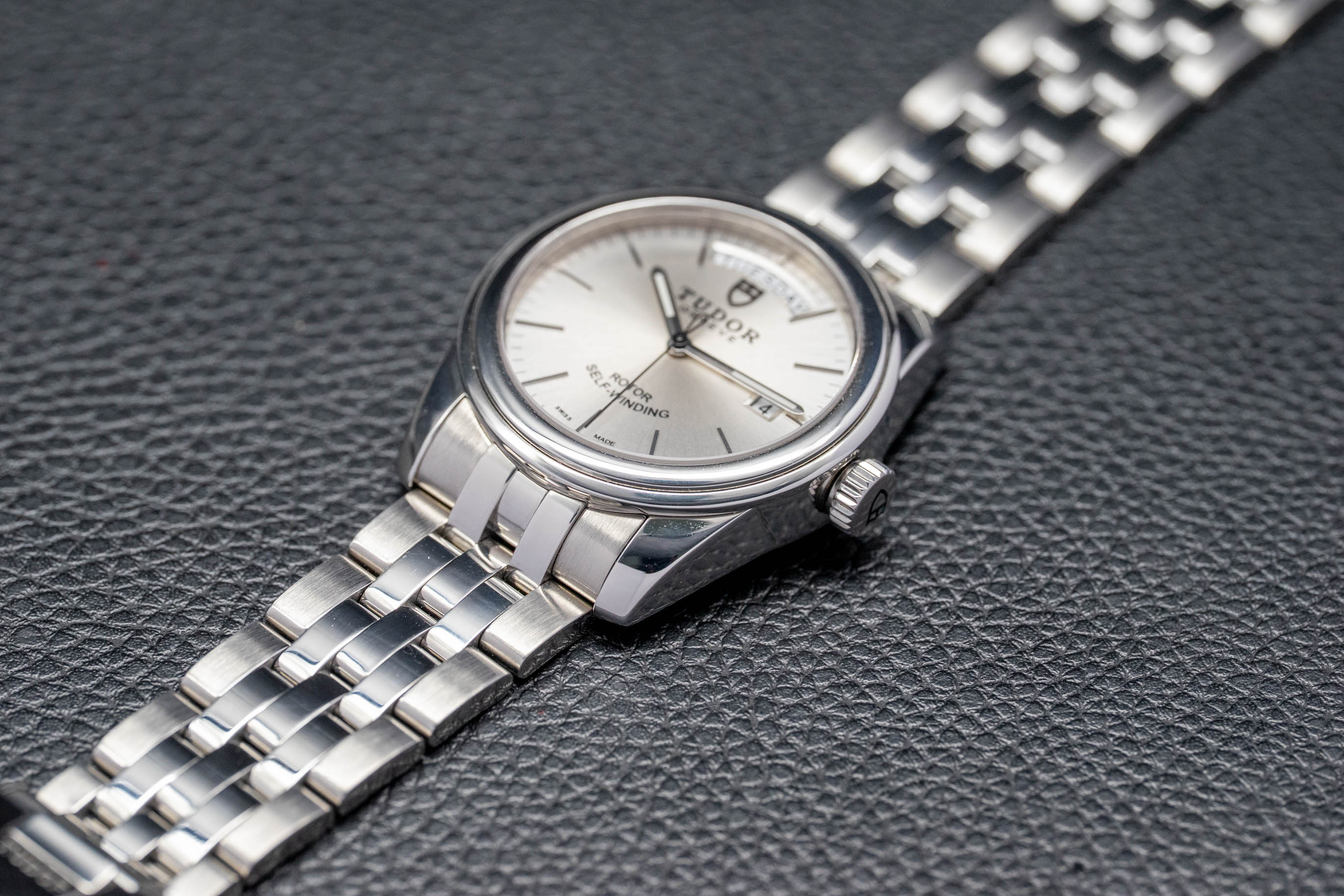 Tudor Glamour Day-Date 56000 Silver Dial 2017 Papers