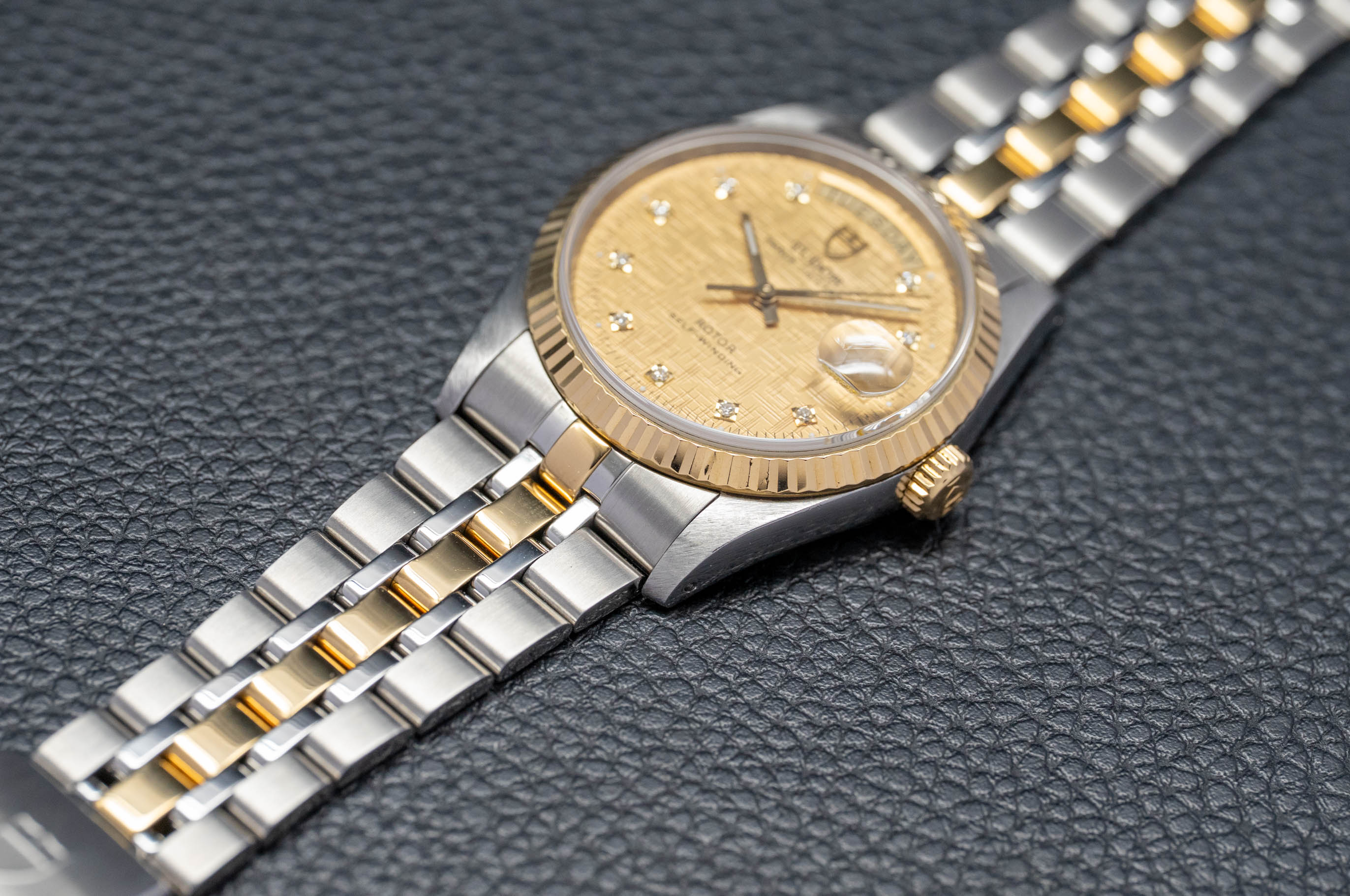 Tudor Prince Date-Day 76213 Gold Dial 2005