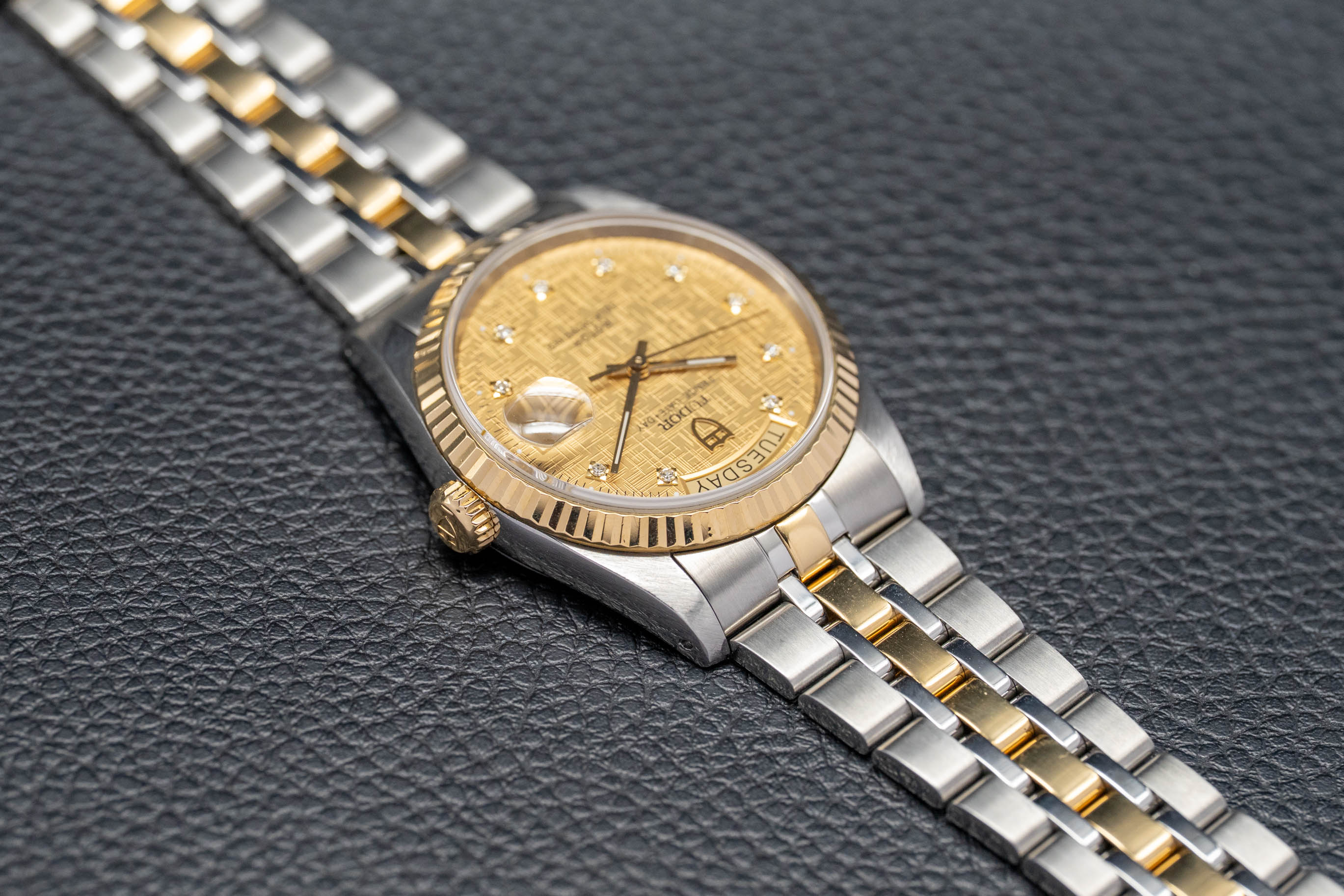 Tudor Prince Date-Day 76213 Gold Dial 2005