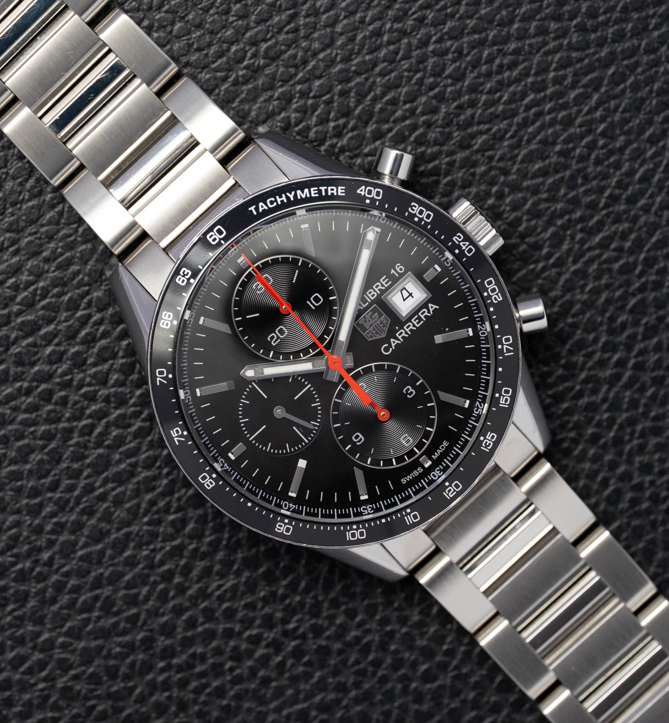 Tag Heuer Carrera Calibre 16 CV201A Black Dial 2013 Papers