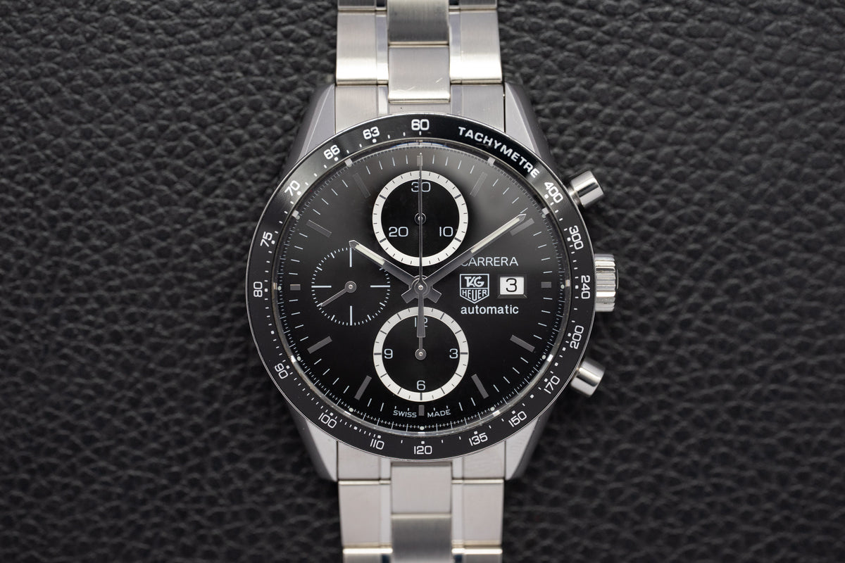 Tag Heuer Carrera Calibre 16 CV2010 Black Dial 2010