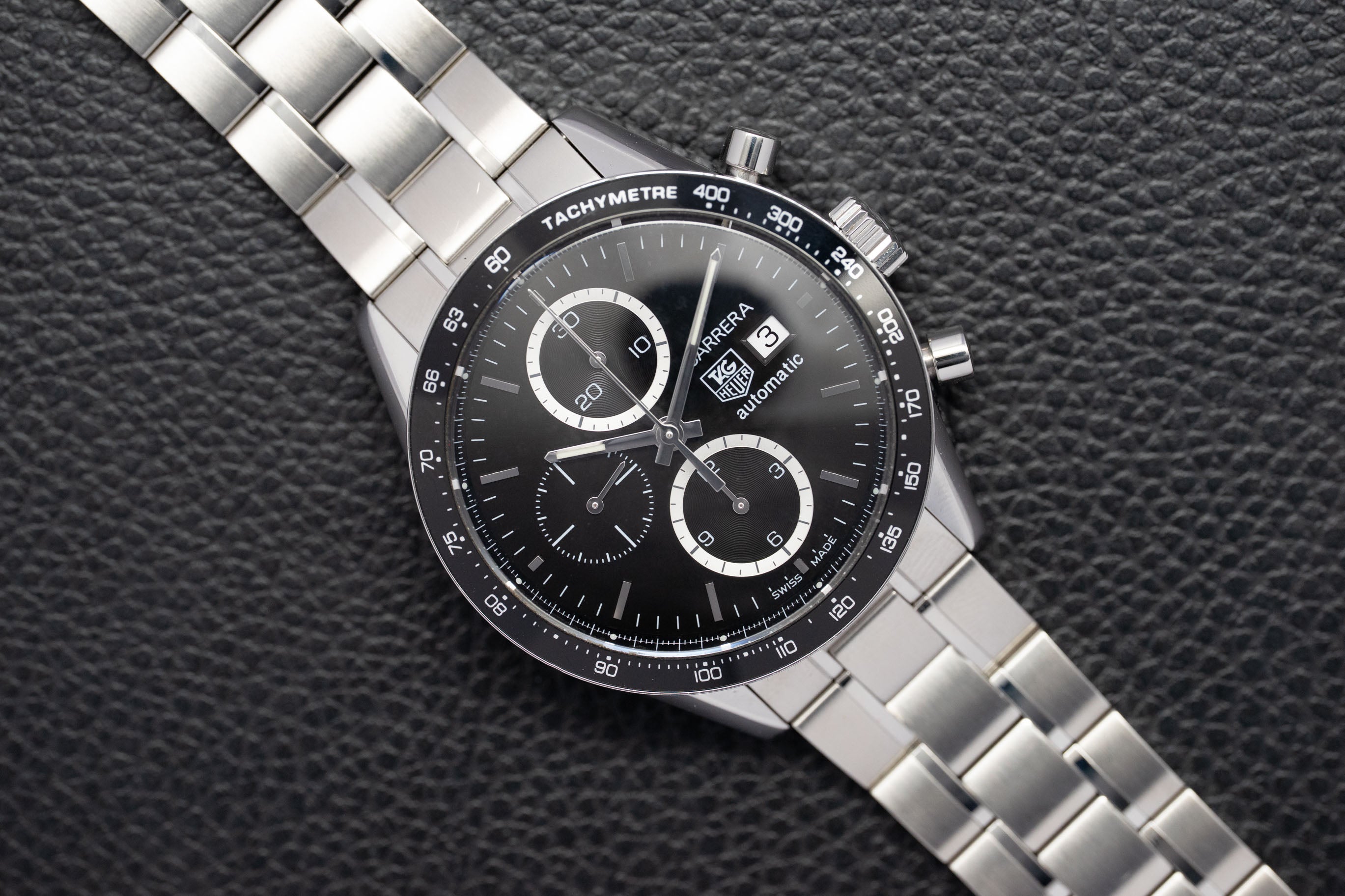 Tag Heuer Carrera Calibre 16 CV2010 Black Dial 2010