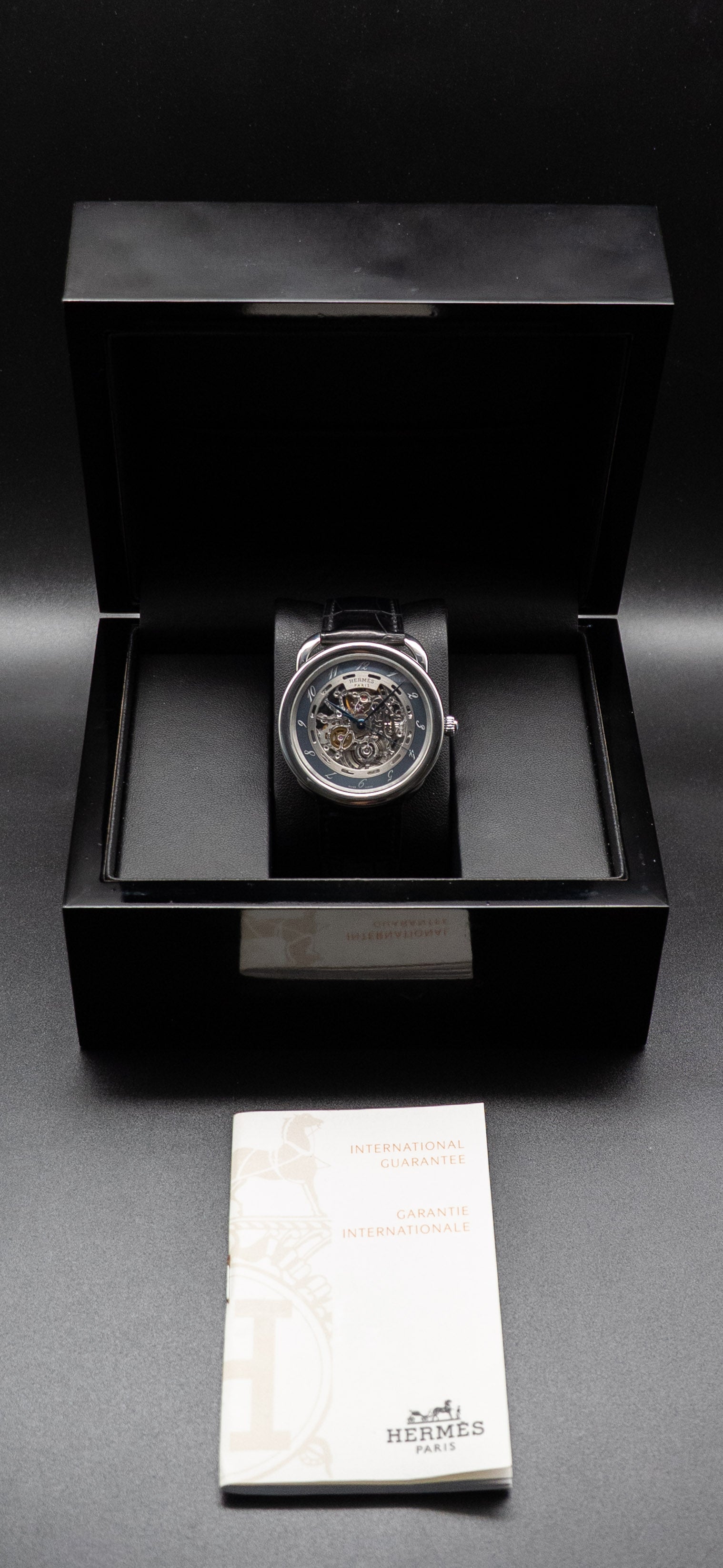 Hermès Arceau Squelette AR6.710 Skeleton Dial 2011 Papers